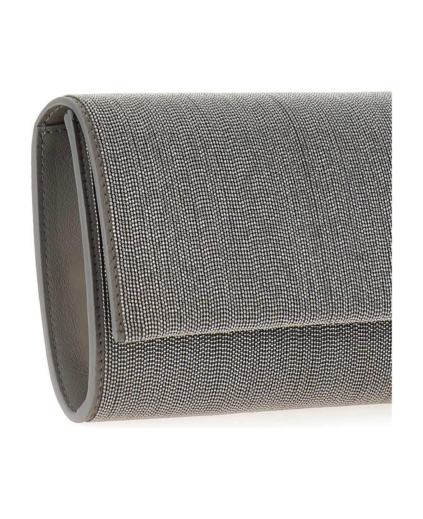 Brunello Cucinelli 'precious' Clutch - Silver