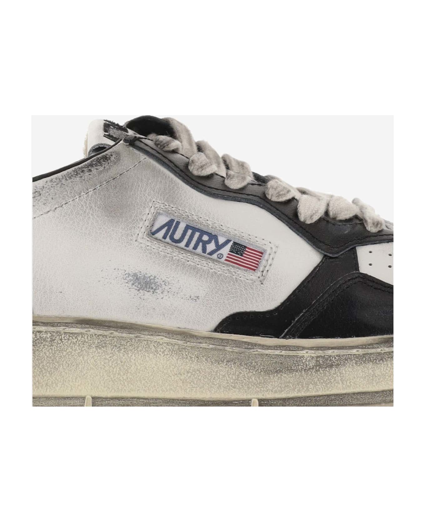 Autry Super Vintage Sneakers - White Black Platino スニーカー