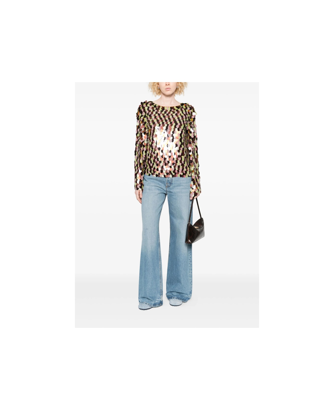 Dries Van Noten Top - BROWN