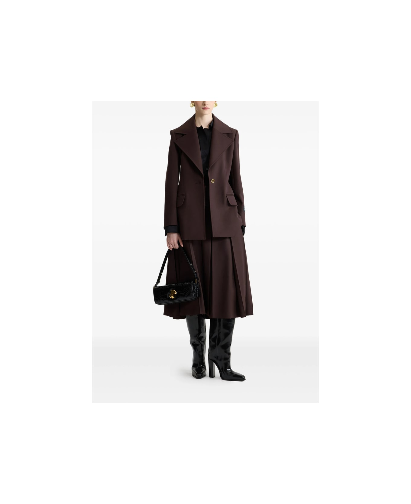 Patou Coat - BROWN