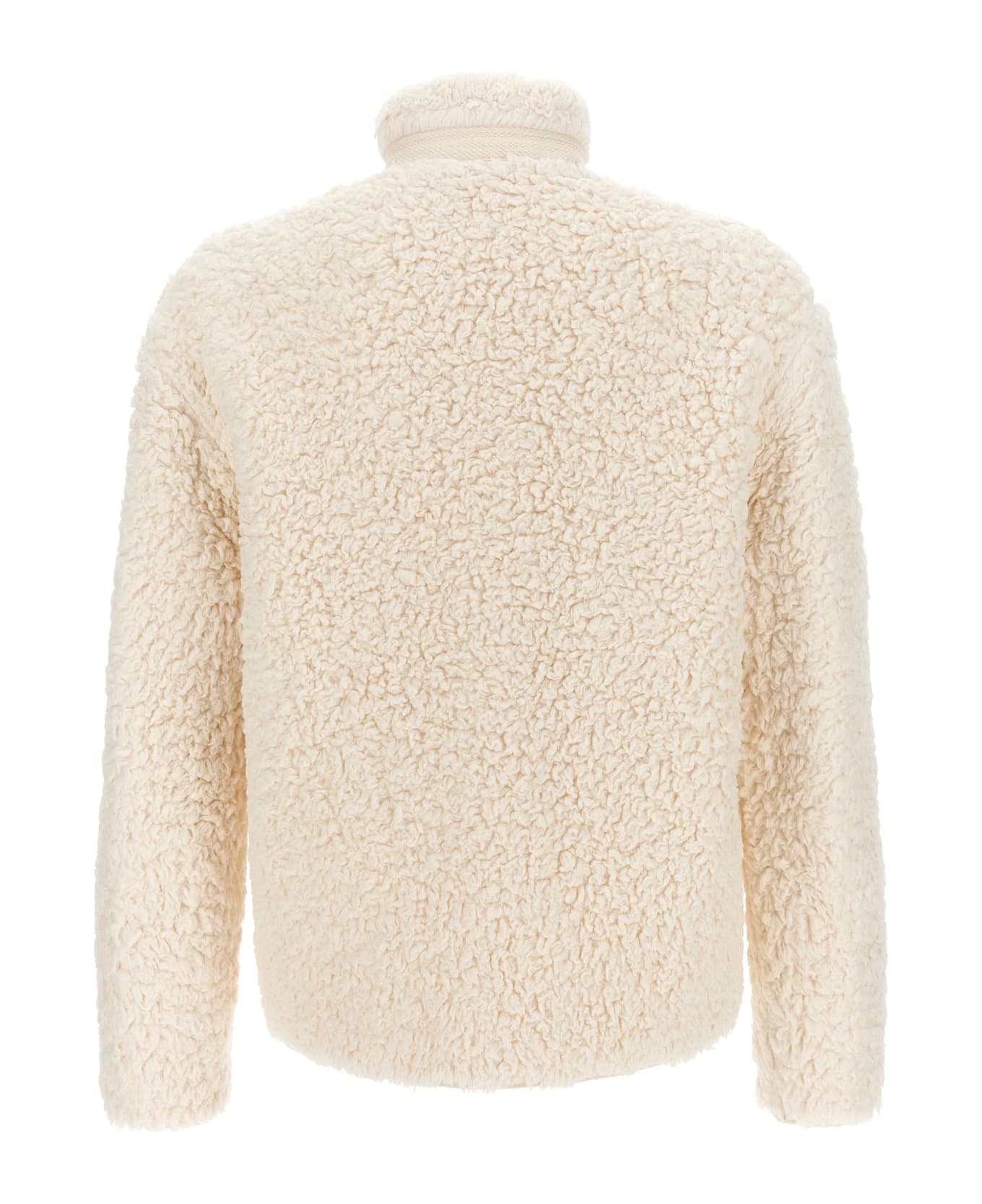 Jil Sander Faux Fur Jacket - White