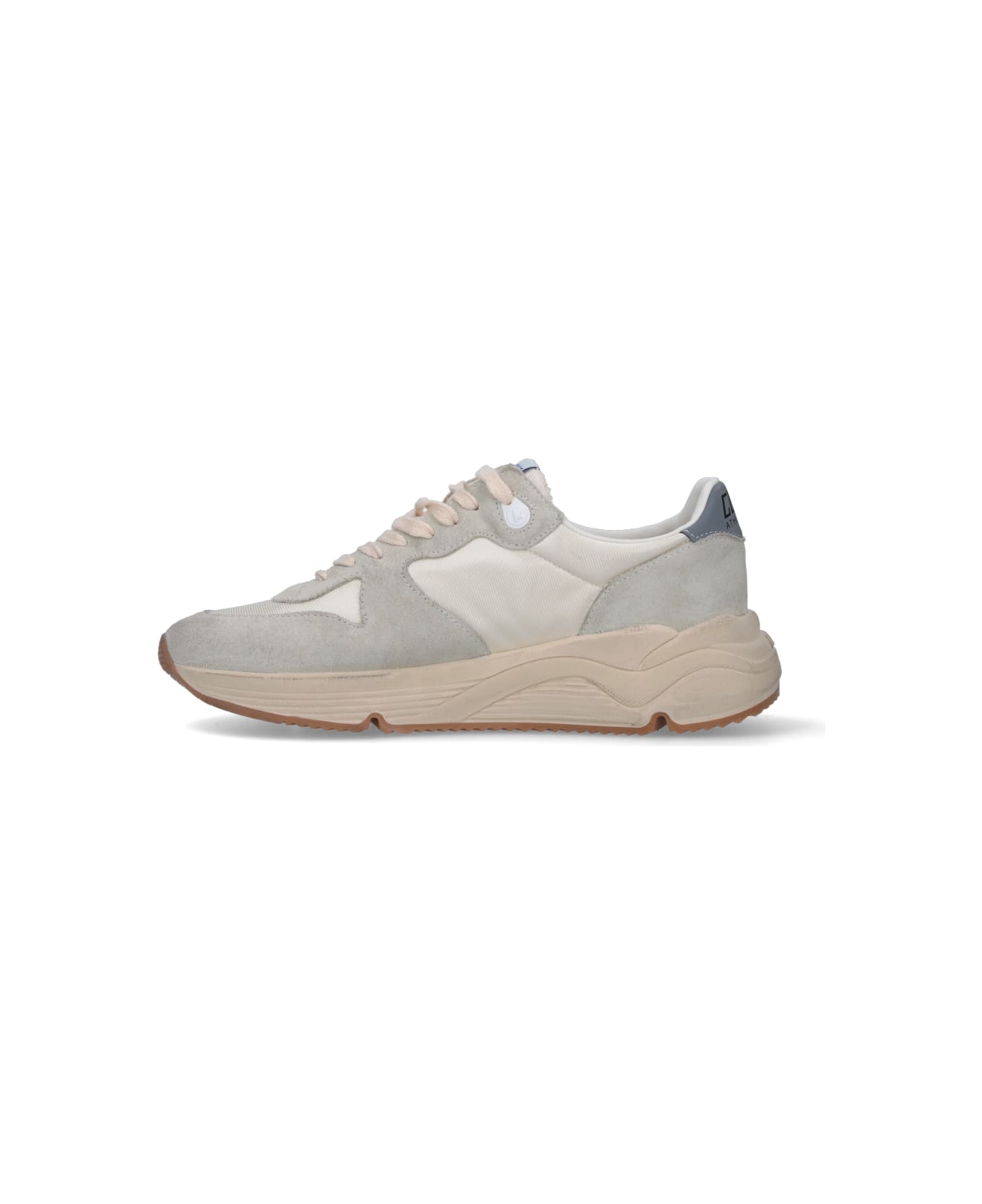 Golden Goose Running Sole Lace-up Sneakers - Cream
