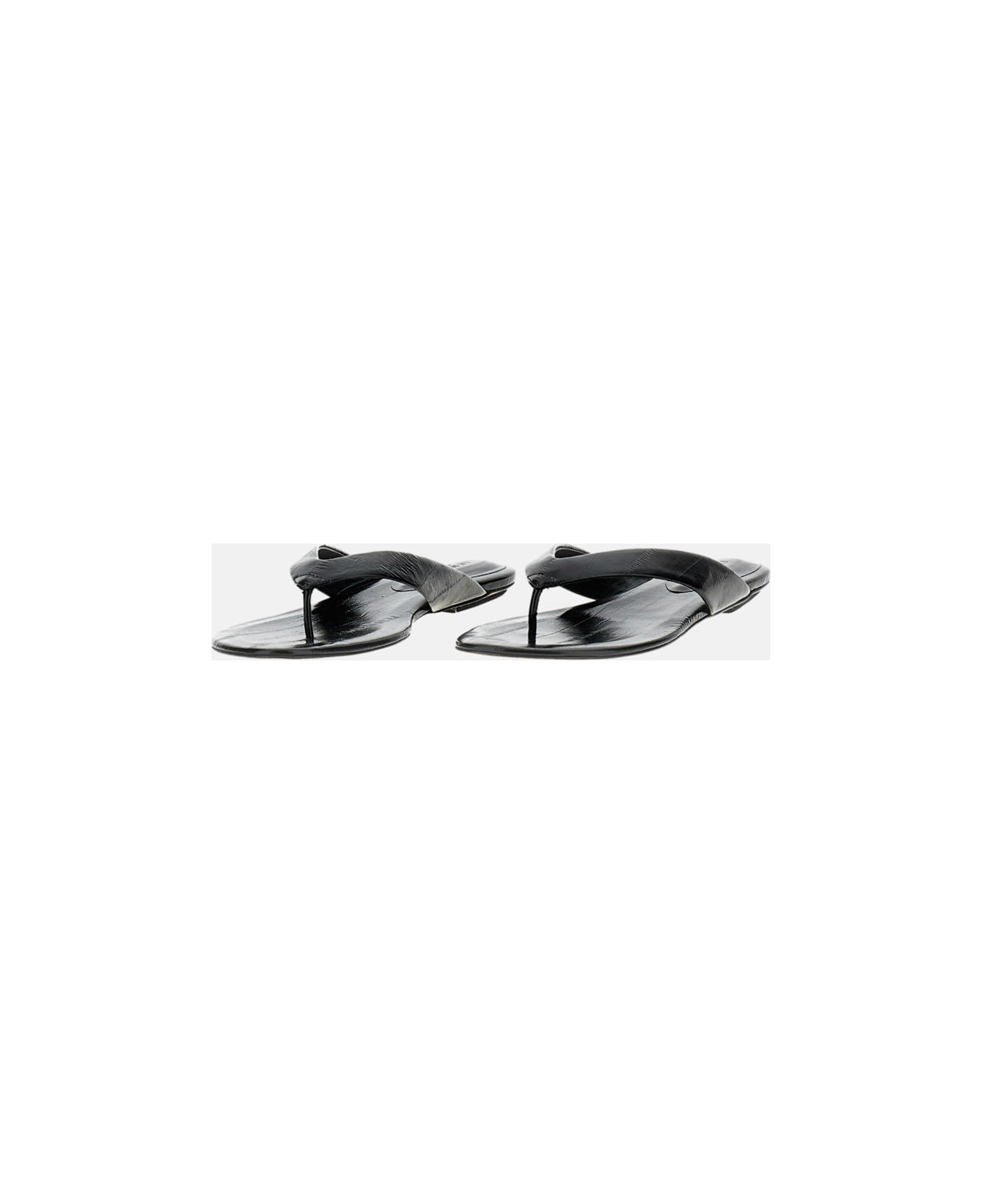 Le Monde Beryl Flat Flip-flops Sandal - Black