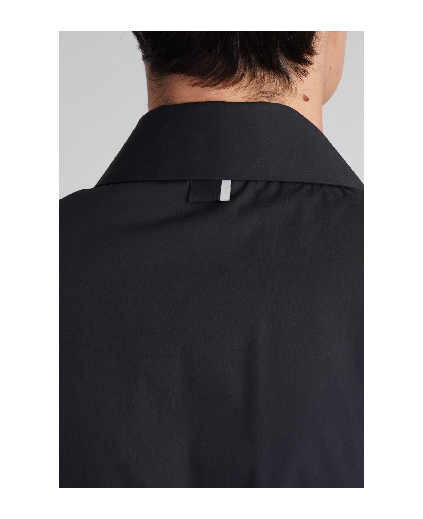 Low Brand Shirt Zip S143 Shirt In Black Cotton - black シャツ