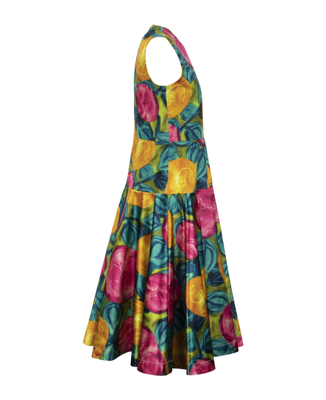 Marni Lemonade - Sleeveless Midi Dress - Multicolor