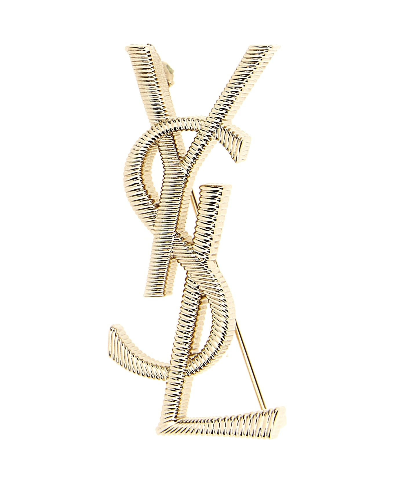 Saint Laurent 
cassandre
 Brooch - Gold