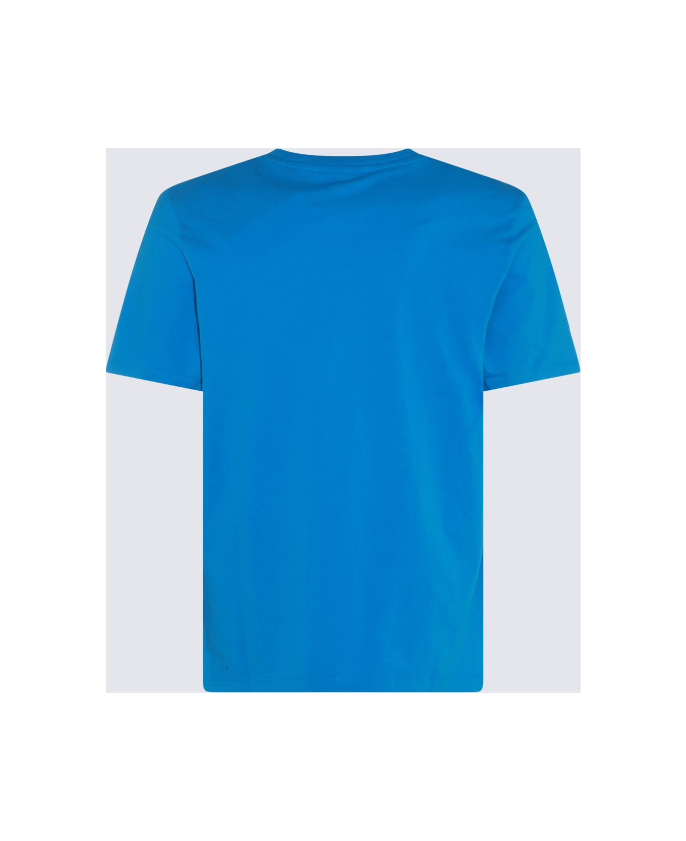 Maison Kitsuné Blue Cotton Fox Head T-shirt - ENAMEL BLUE