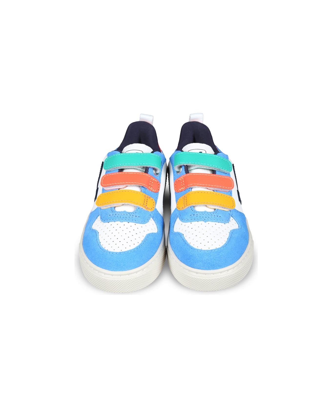 Veja Light Blue Sneakers For Boy With Logo - Light Blue