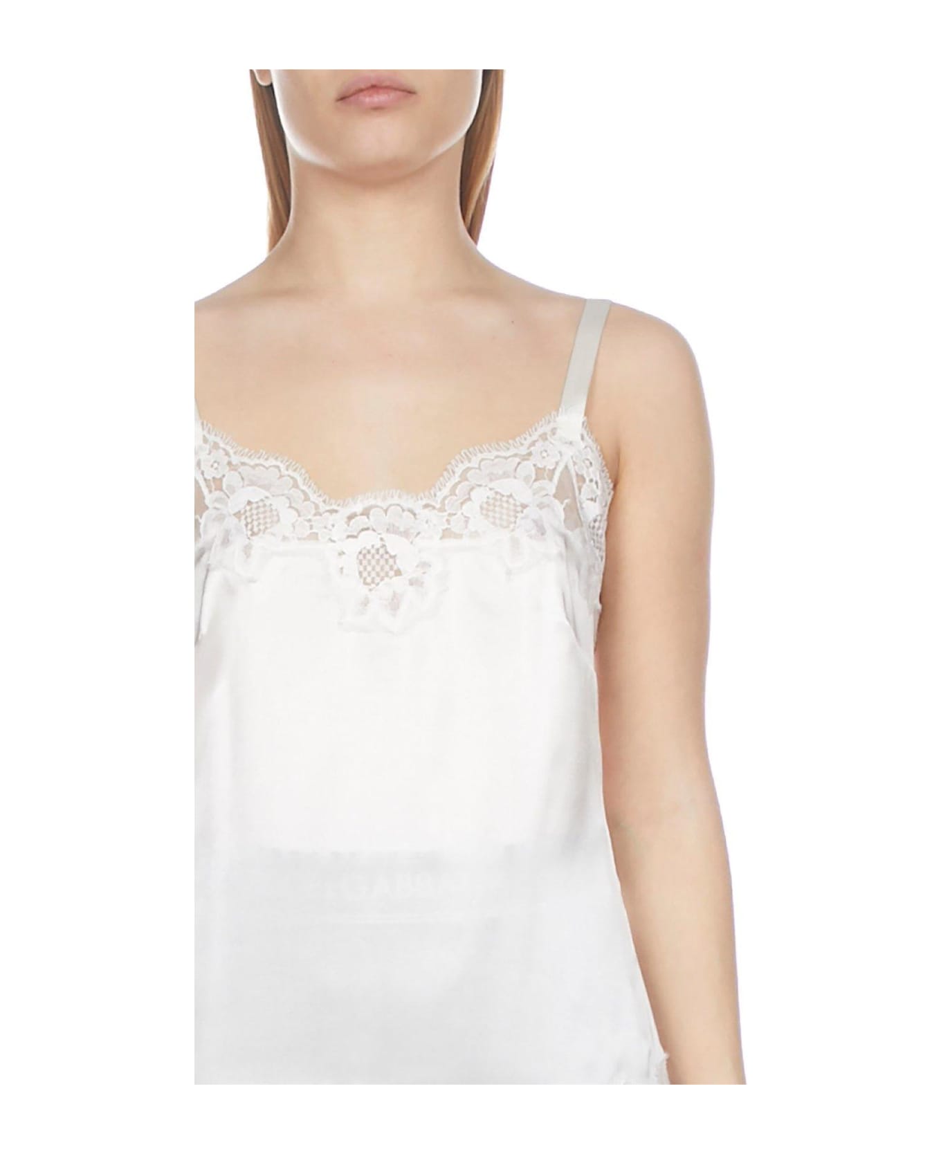 Dolce & Gabbana Lace Camisole - Bianco naturale