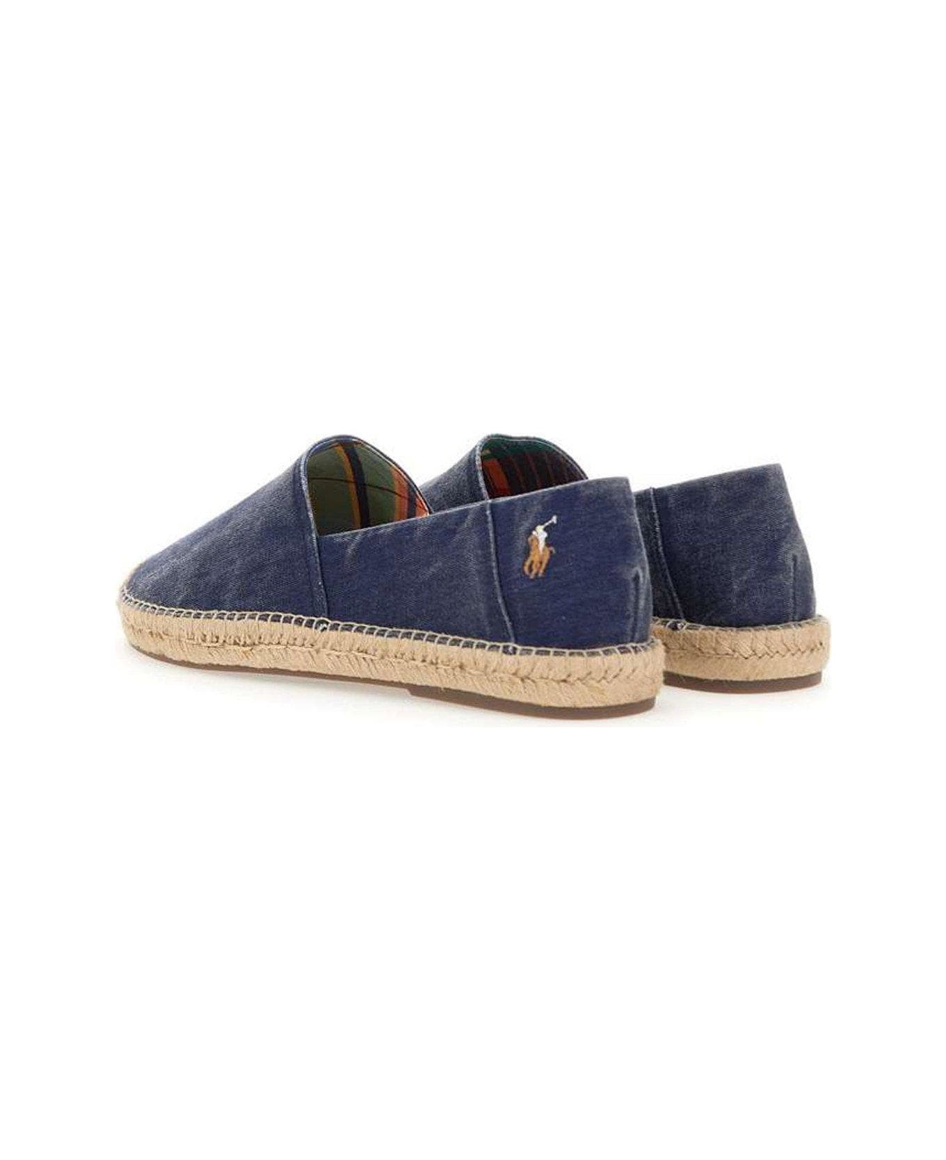 Polo Ralph Lauren Cotton Canvas Espadrilles - Blue
