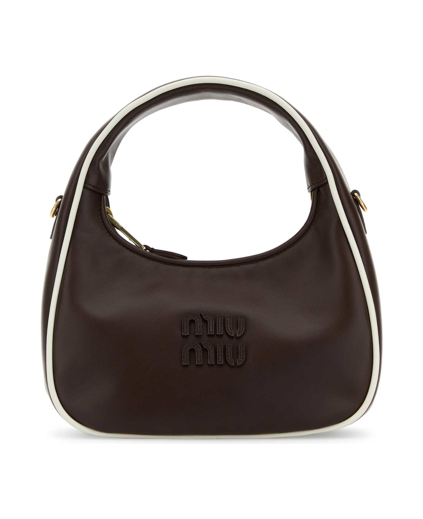 Miu Miu Brown Leather Wander Handbag - RADICABIANCO