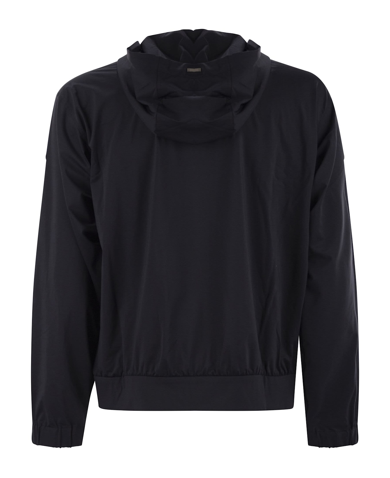 Herno Hoodie With Zip - Blue