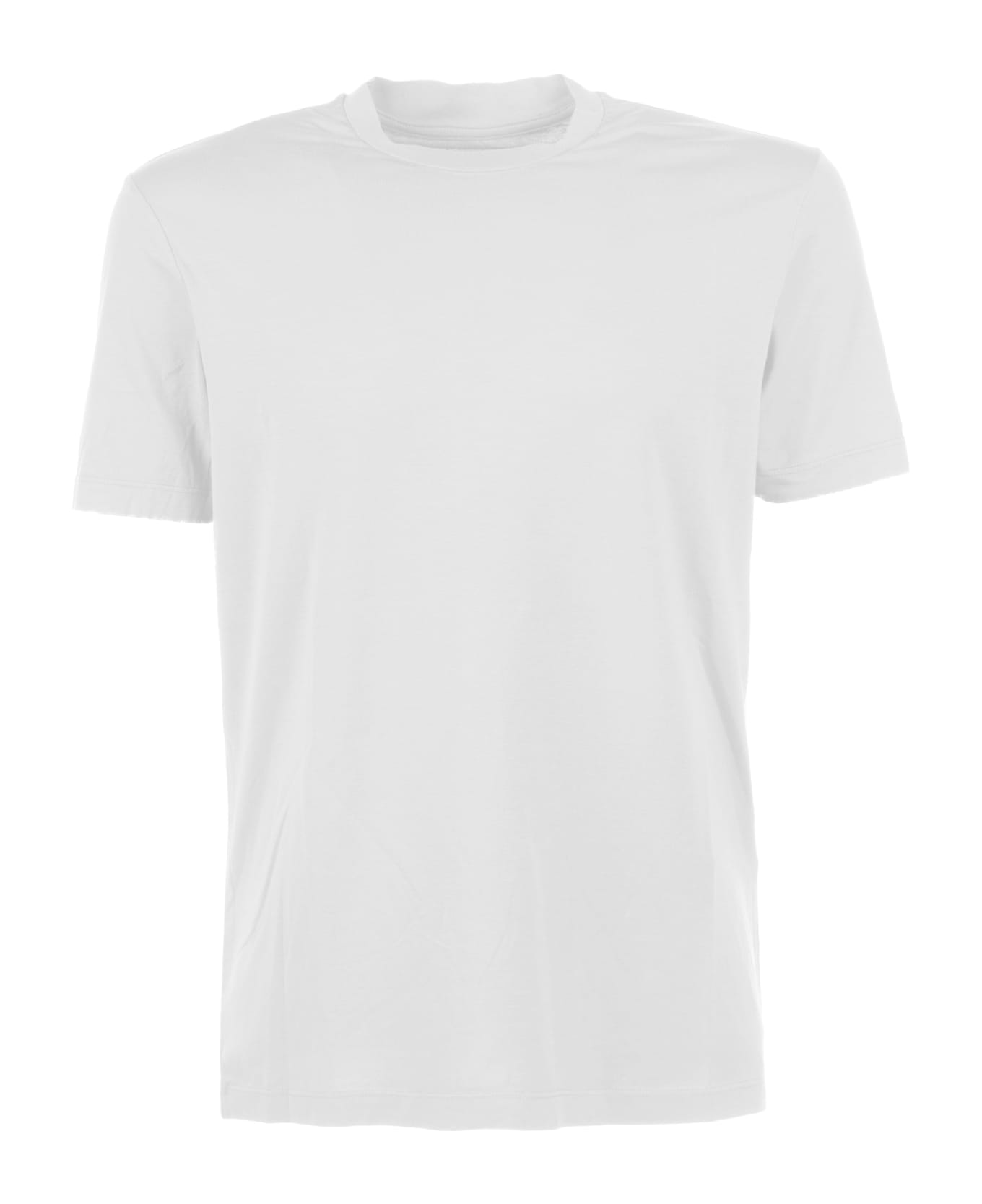 Altea White Cotton T-shirt - BIANCO OTTICO シャツ