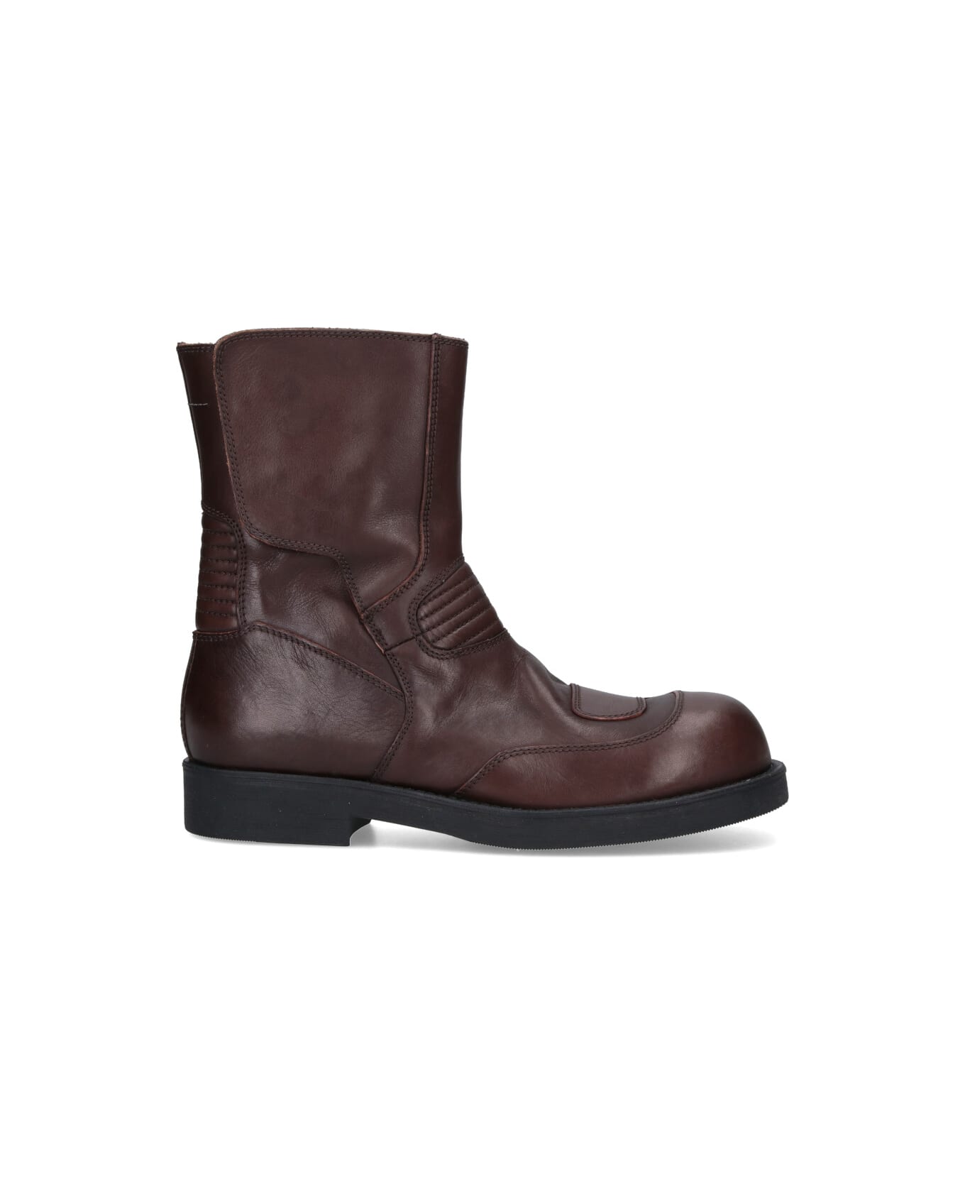 MM6 Maison Margiela 'biker' Boots - Brown
