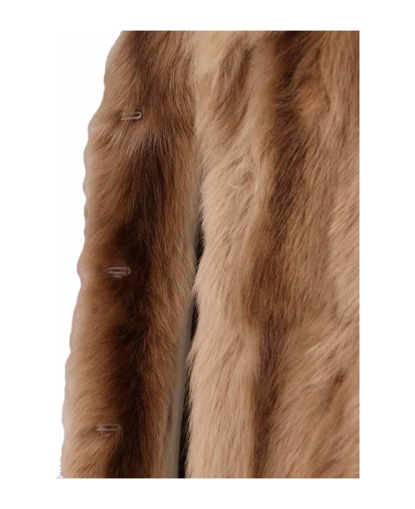 Gucci Shearling Coat - Brown