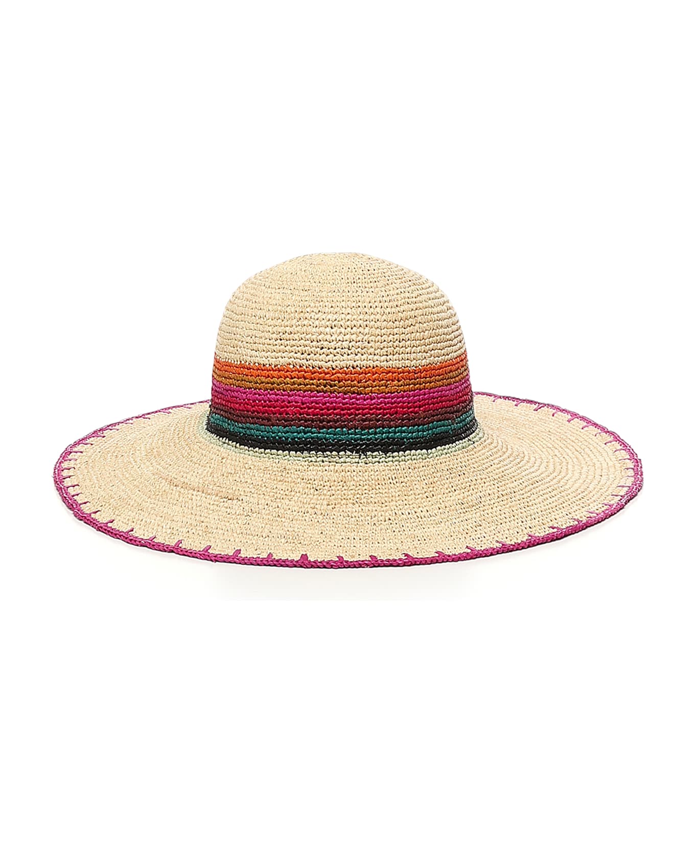 Coccinelle Anita Raffia Hat - MultiColour