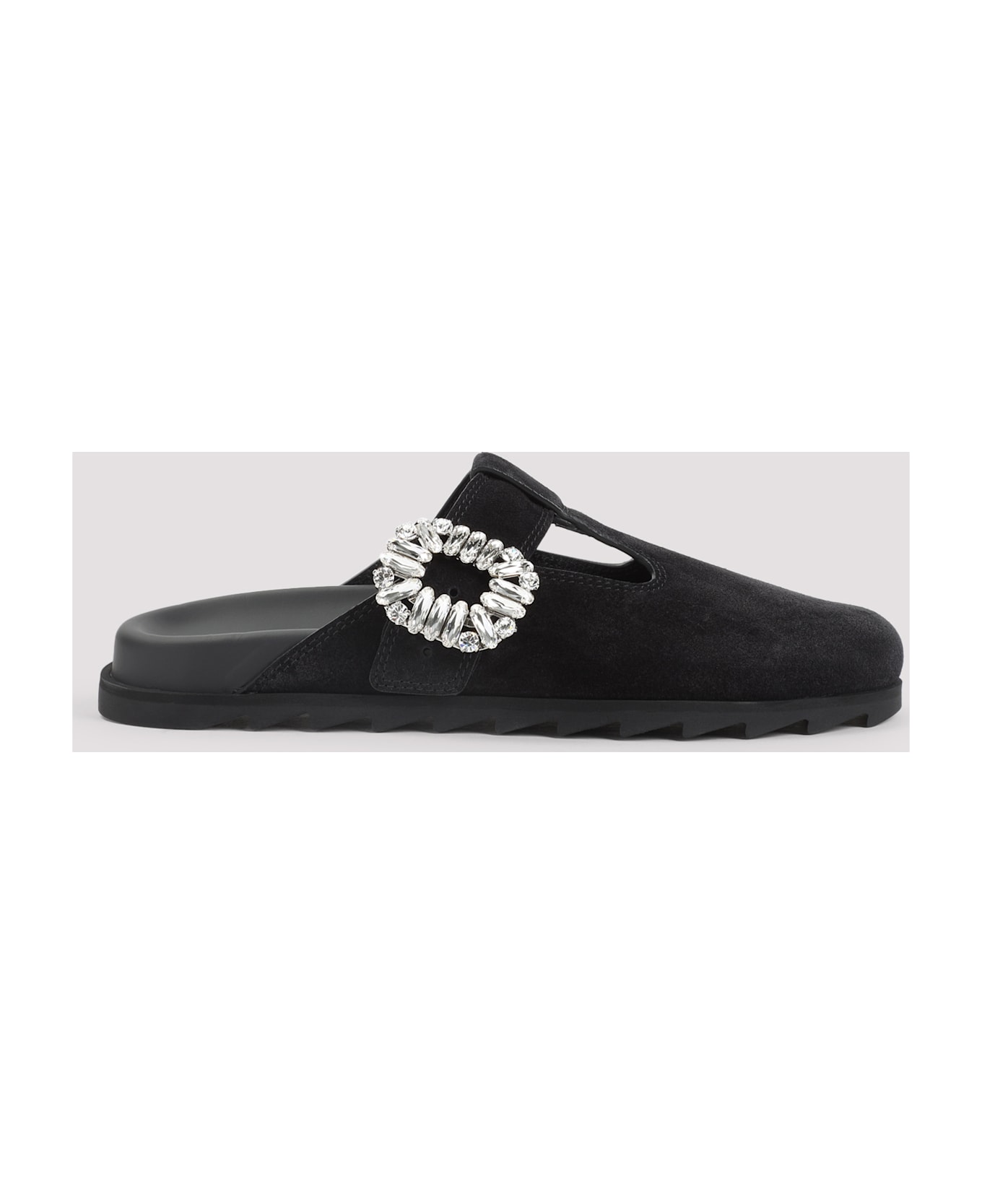 Roger Vivier Slidy Viv` Leather - Nero
