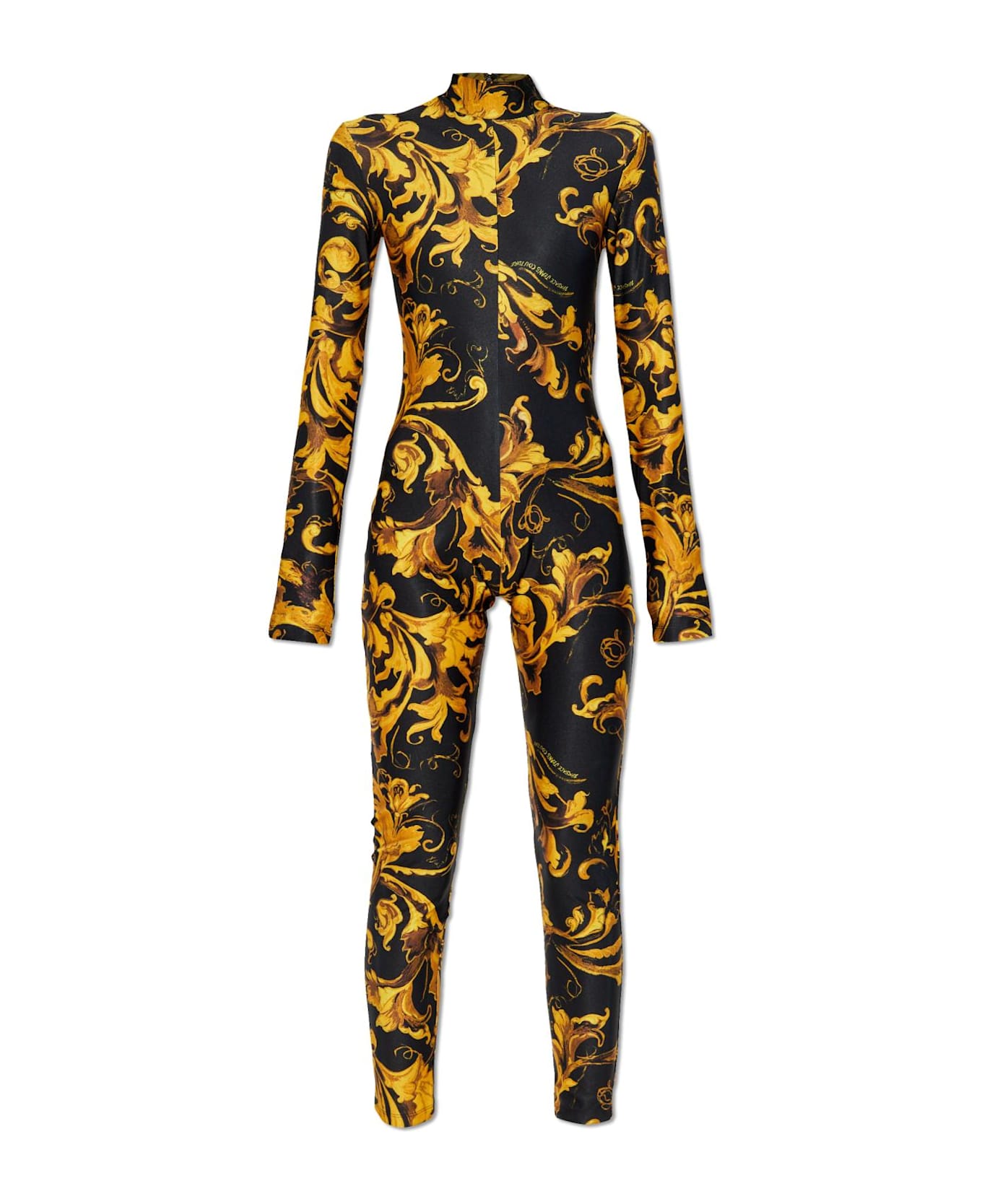 Versace Jeans Couture Fitted Jumpsuit - BLACK/GOLD