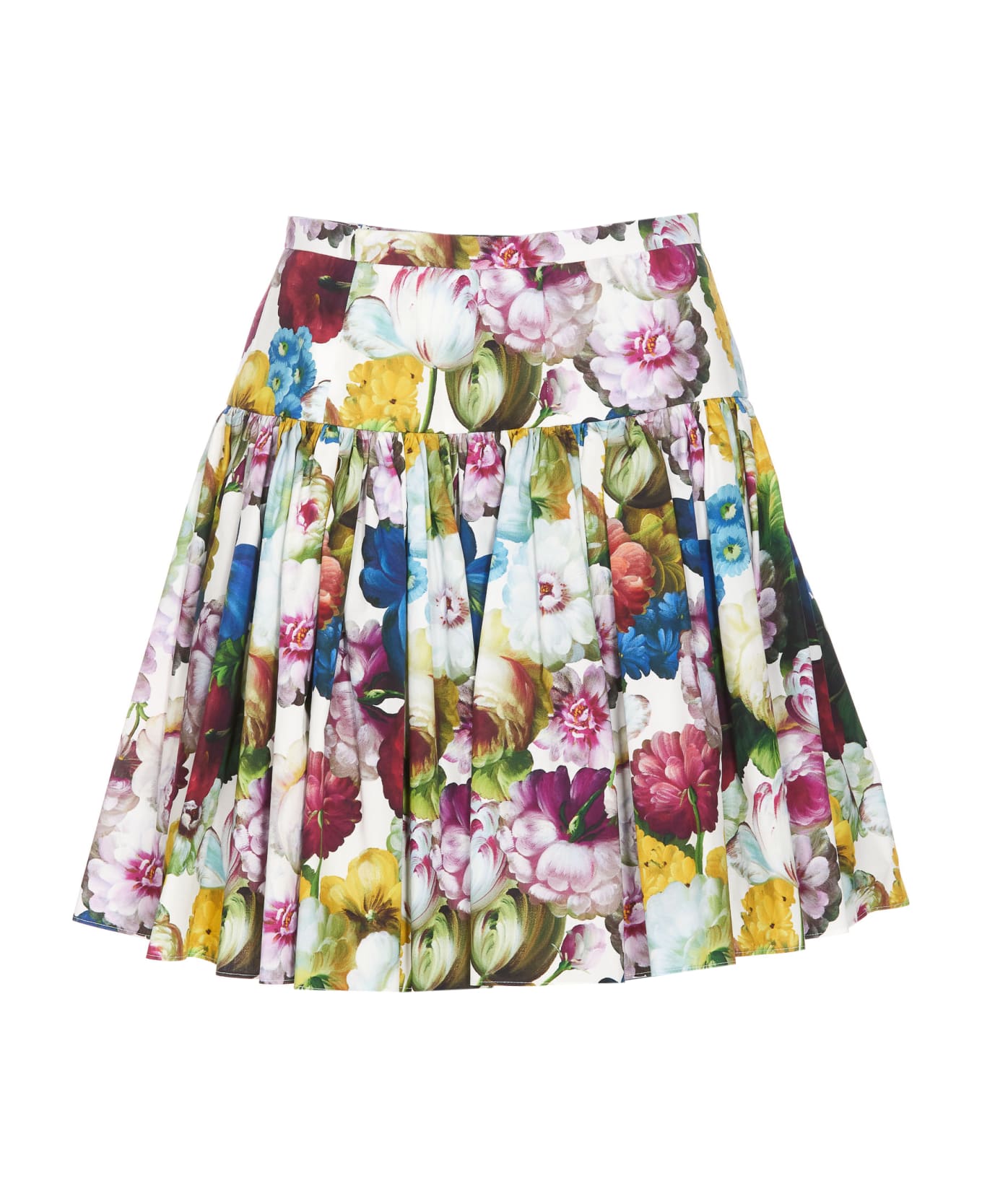 Dolce & Gabbana Fiore Notturno Mini Skirt - FIORE NOTTURNO