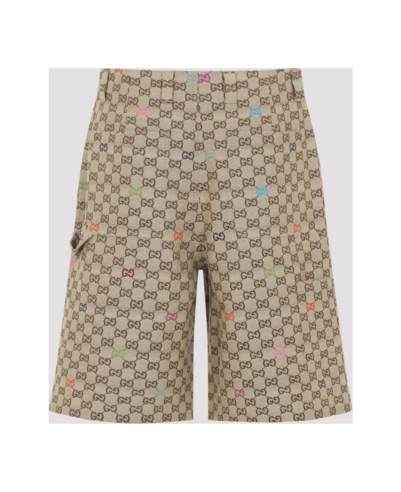 Gucci Gg Short Pants - Camel Orange