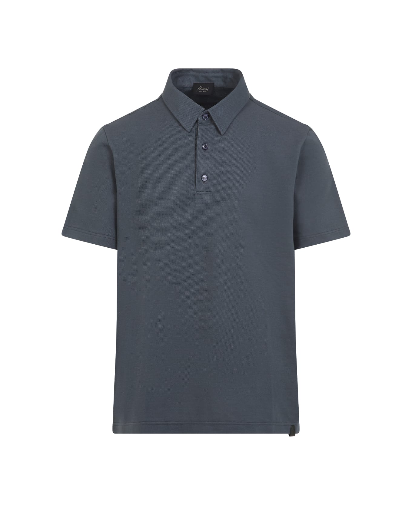 Brioni Ss Polo - Dark Green Bottle