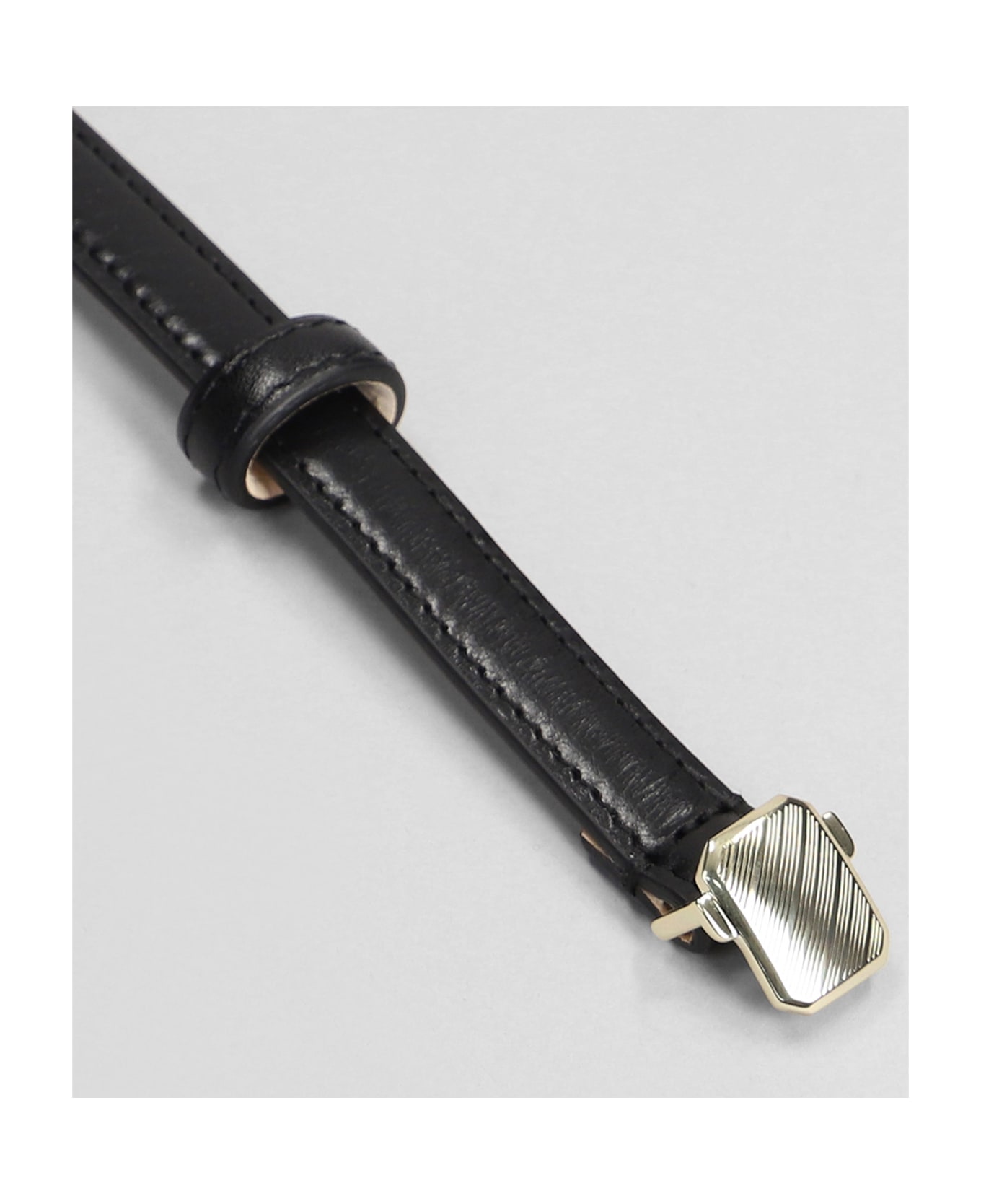 Lemaire Belts In Black Leather - Black