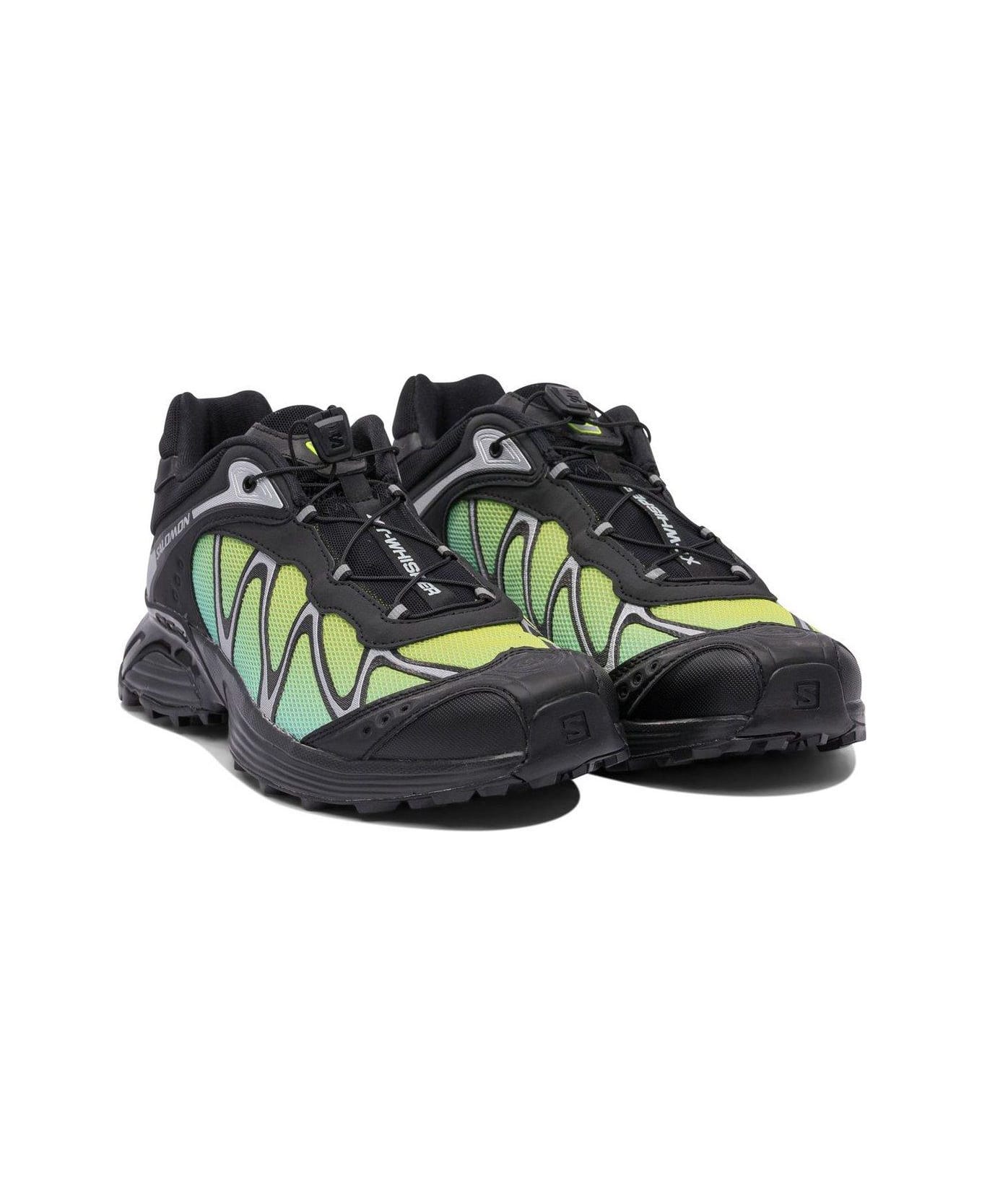 Salomon Xt-whisper Panelled Sneakers - Black