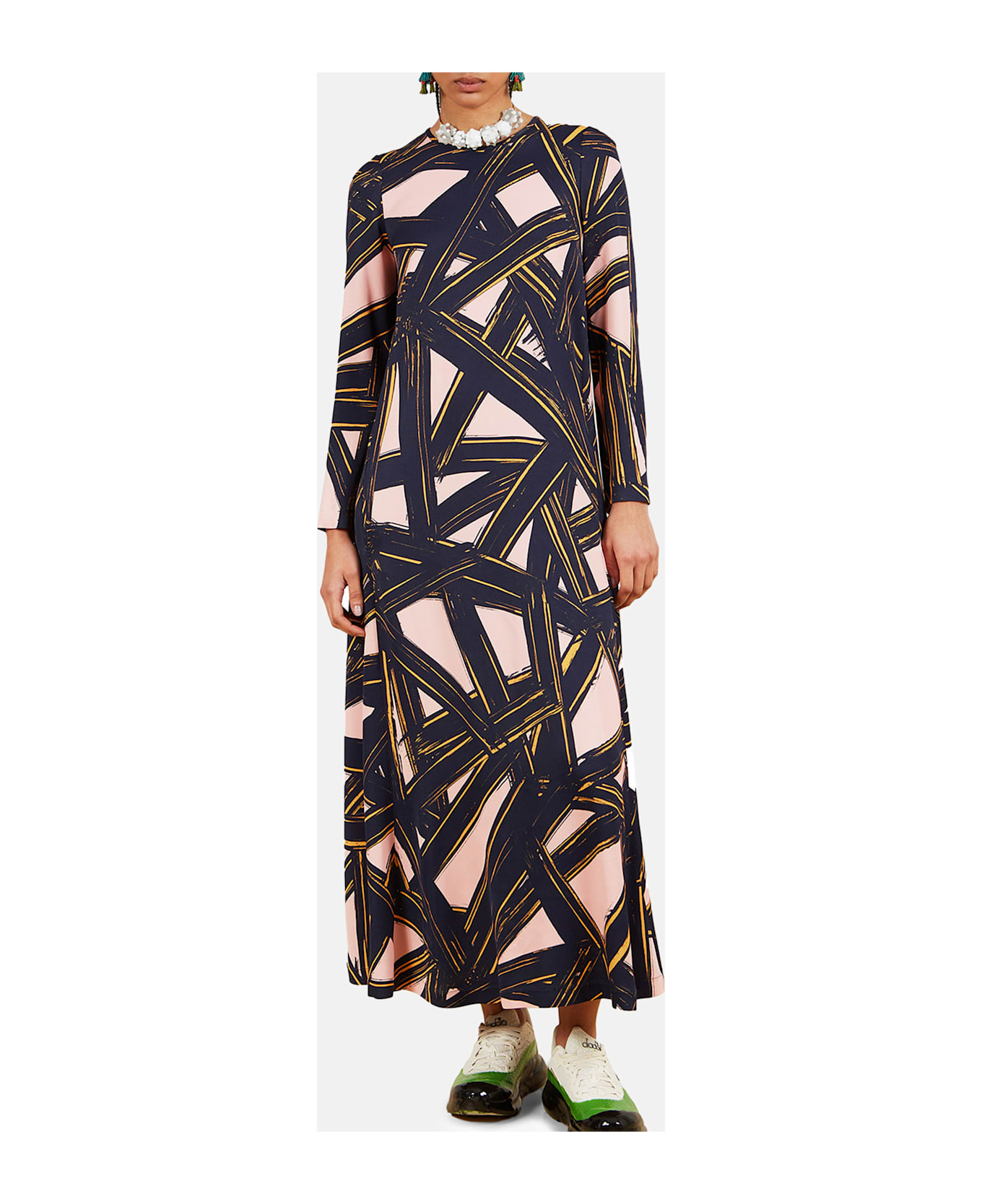 Colville Bell Midi Dress - MultiColour