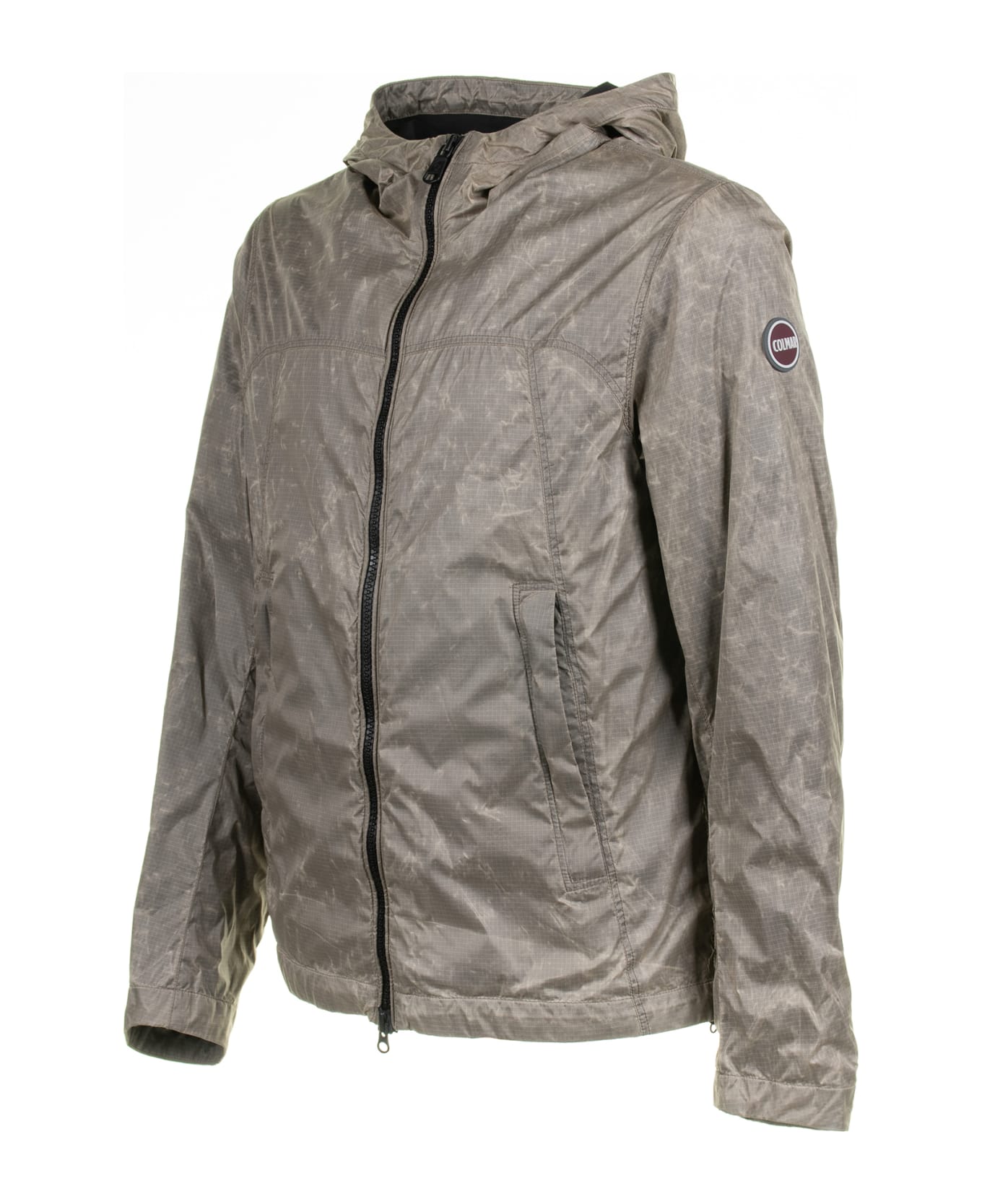 Colmar Jacket With Hood In Waxed Fabric - BEIGE ジャケット