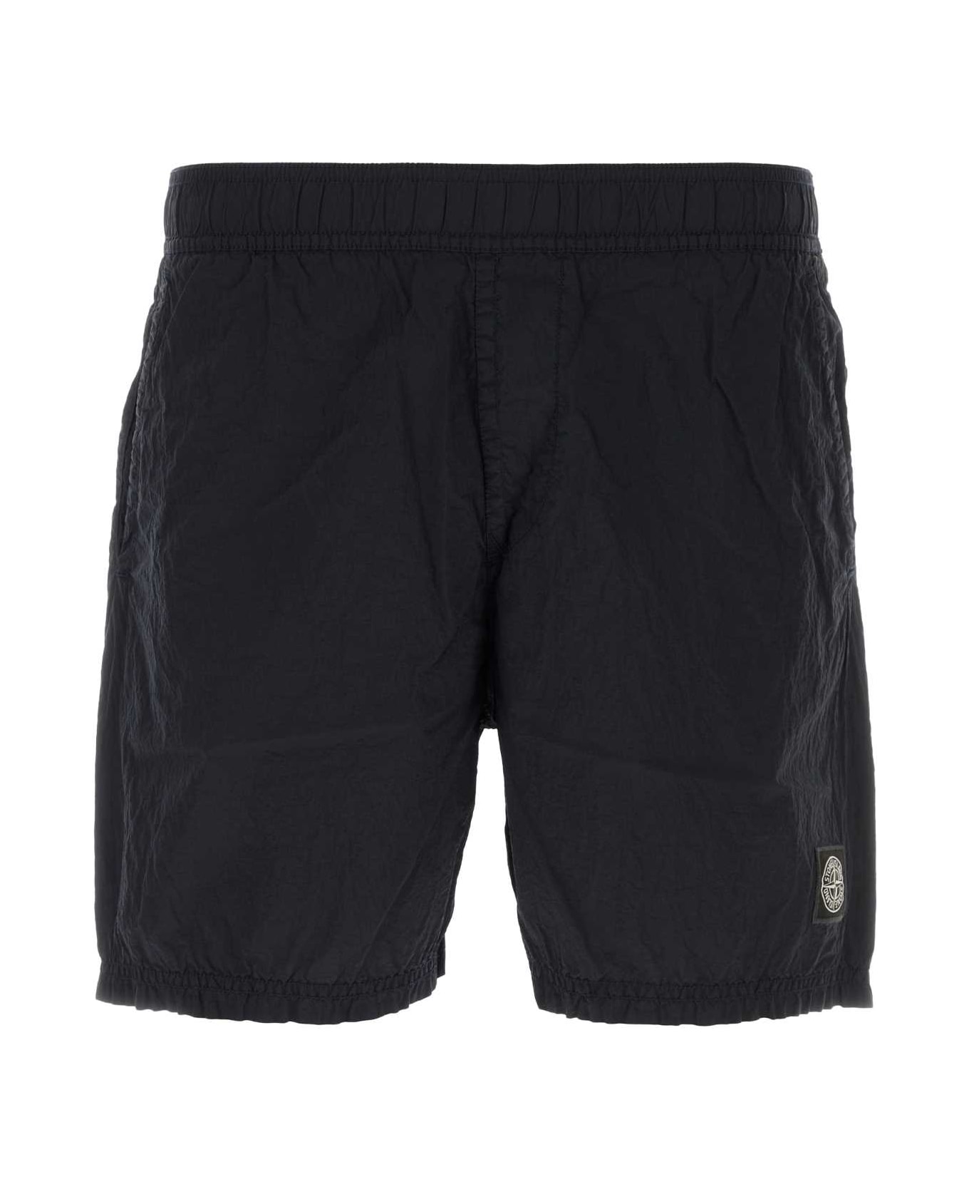 Stone Island Midnight Blue Nylon Swimming Shorts - NAVY