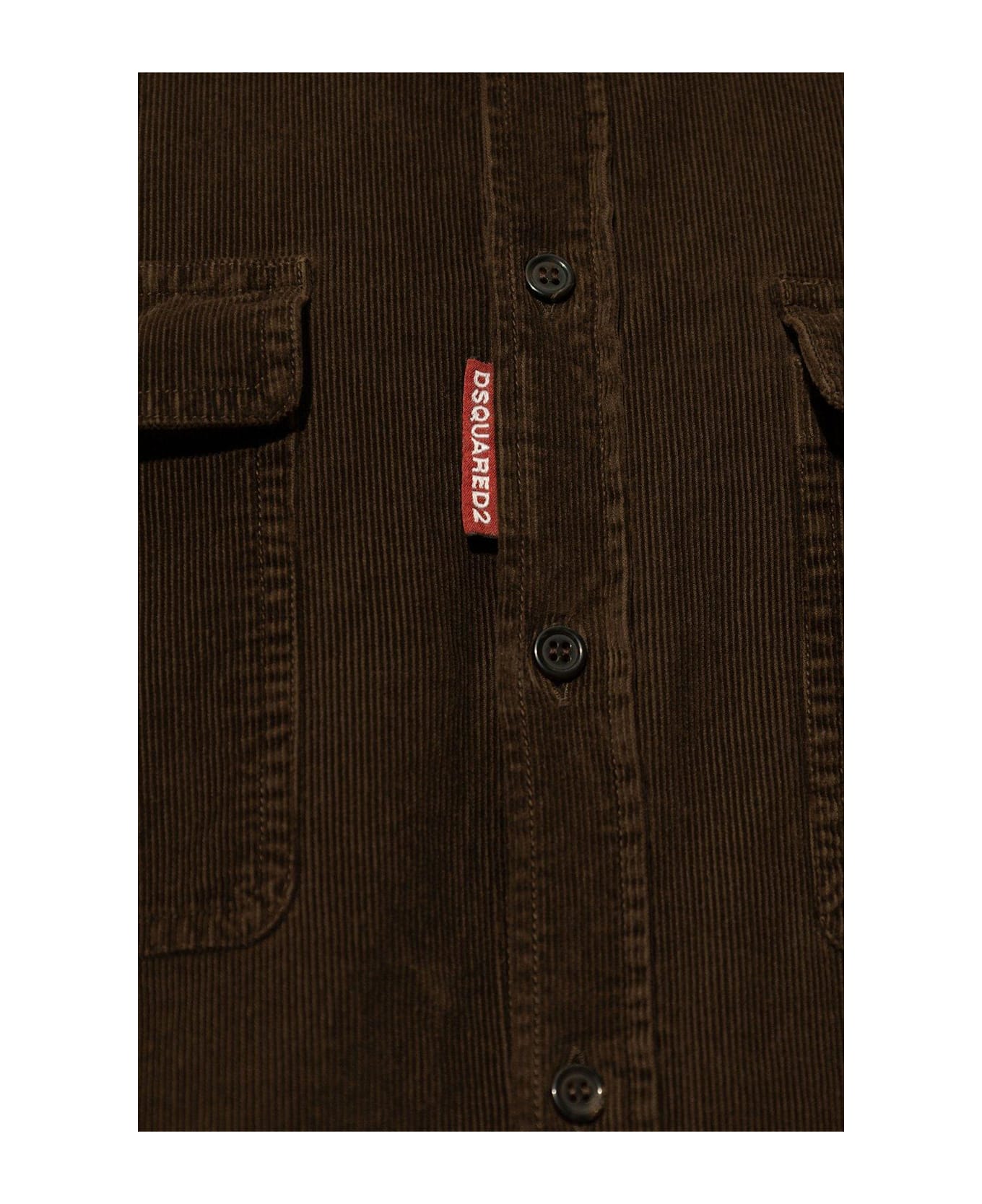 Dsquared2 Corduroy Long-sleeved Shirt