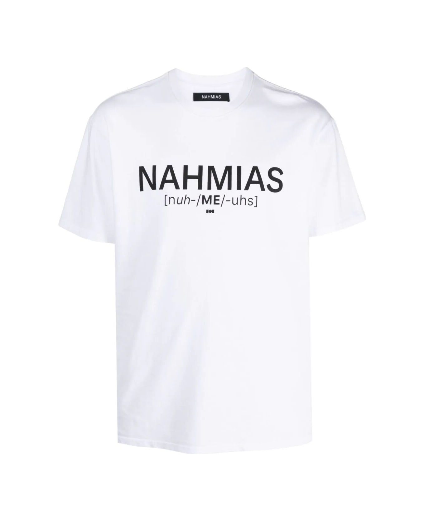 Nahmias Pronunciation T-shirt - White