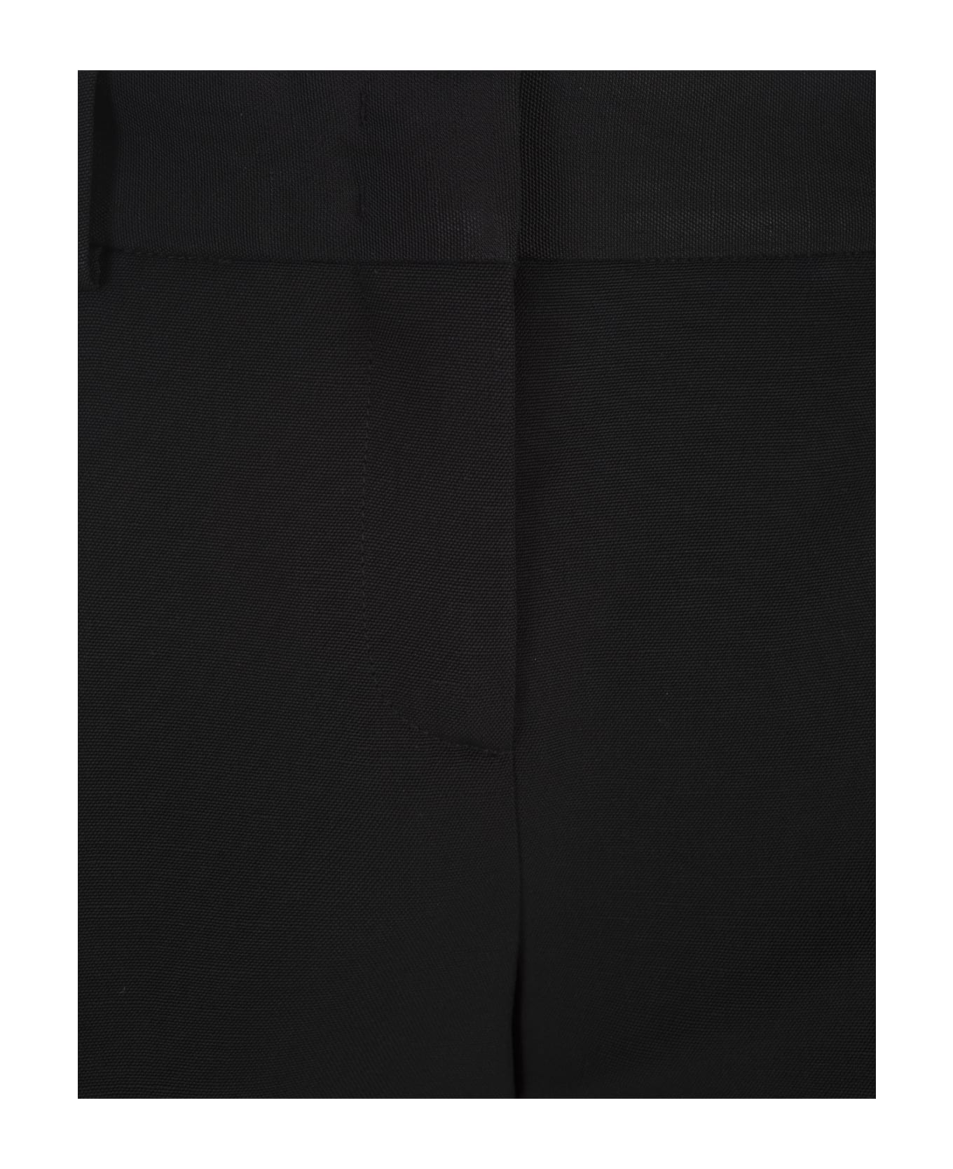 Ermanno Scervino Black Linen Blend Tailored Shorts - Black ショートパンツ