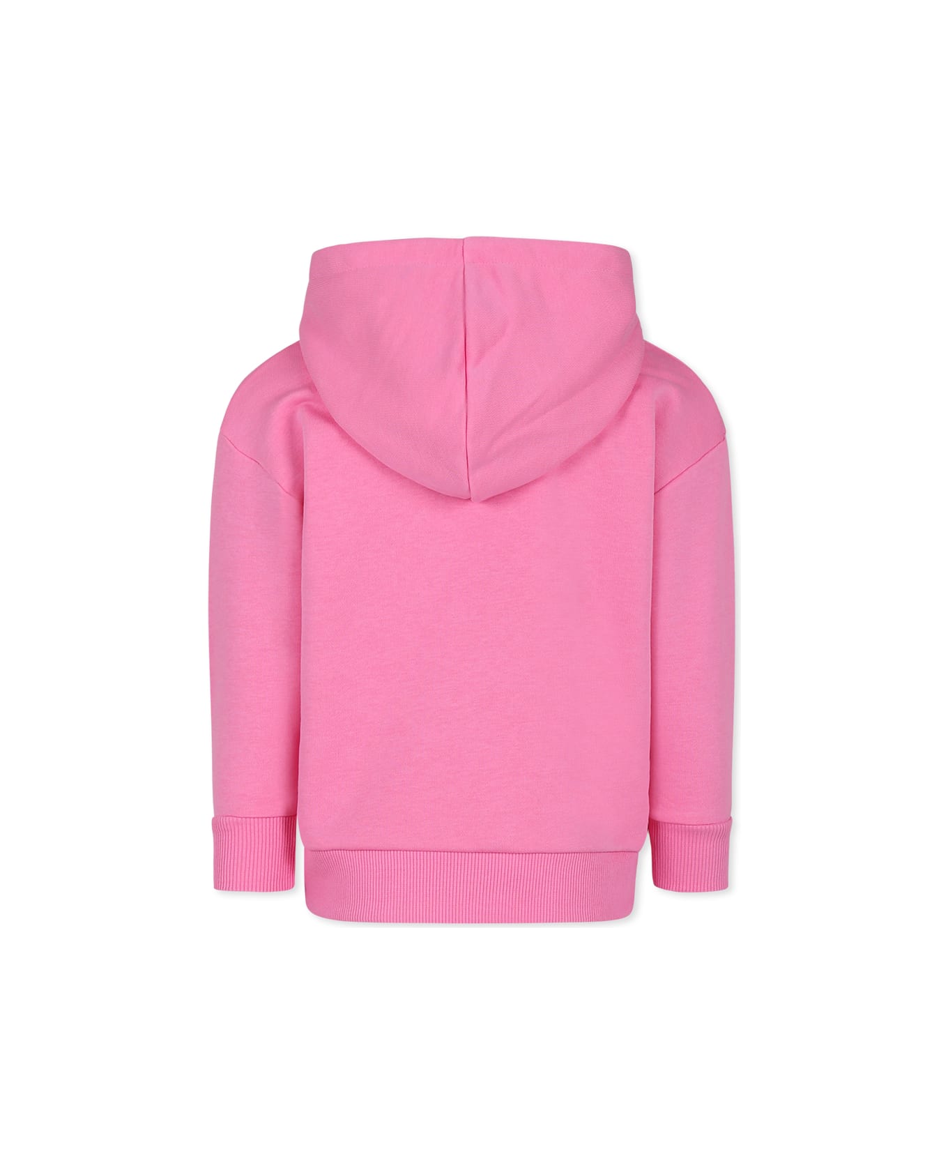 Marc Jacobs Pink Sweatshirt For Girl With Bag Print - Pink