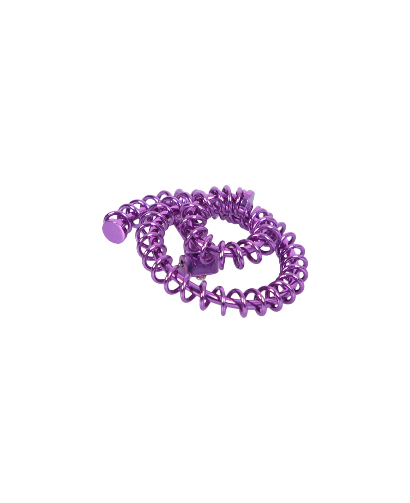 Sunnei Garland Spiral Violet Earrings - Purple