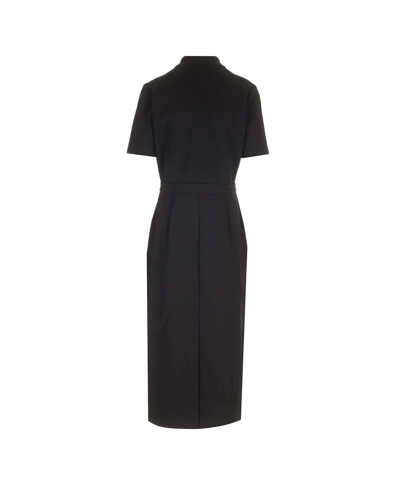 Theory Wool Midi Dress - Nero