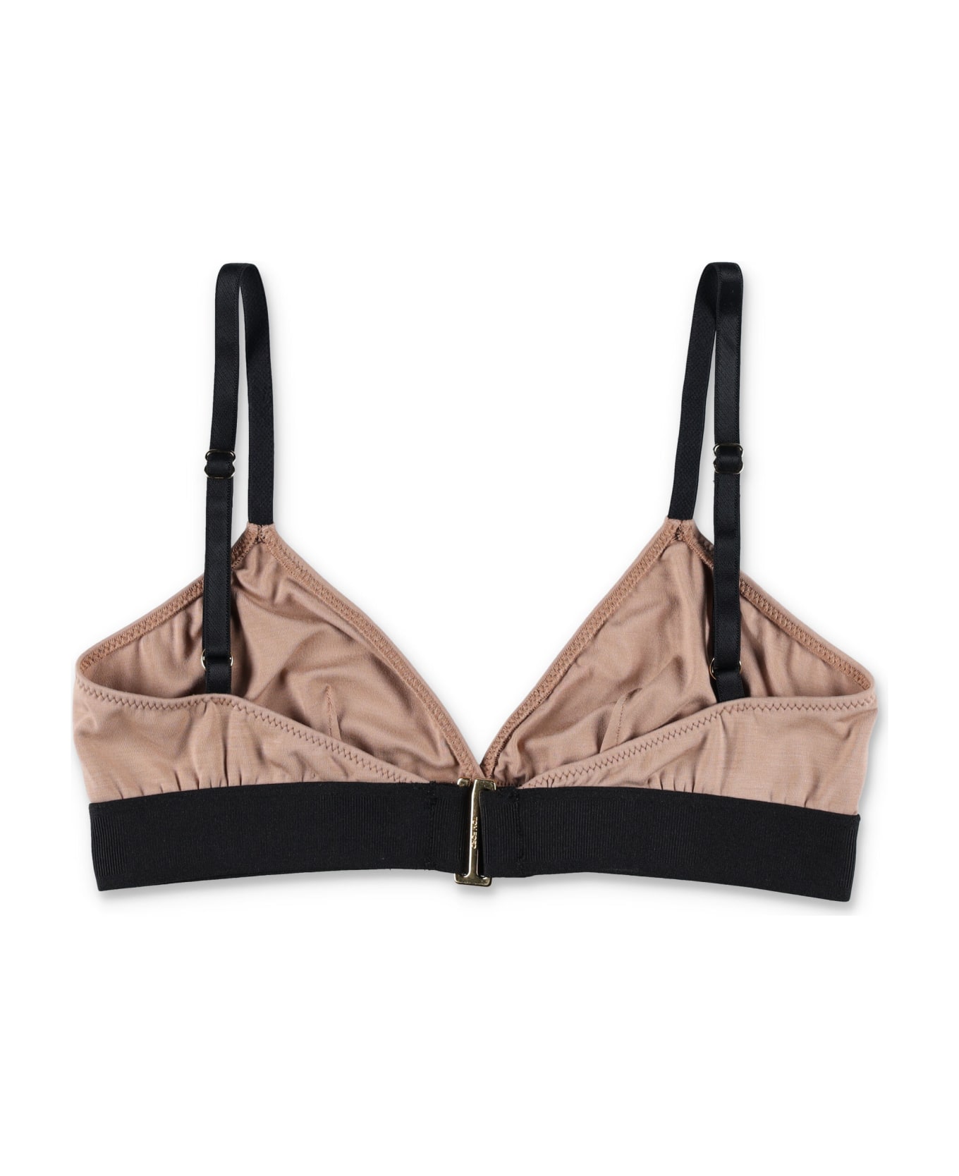 Tom Ford Triangle Bra With Logo Underband In Jersey - DUSTY ROSE