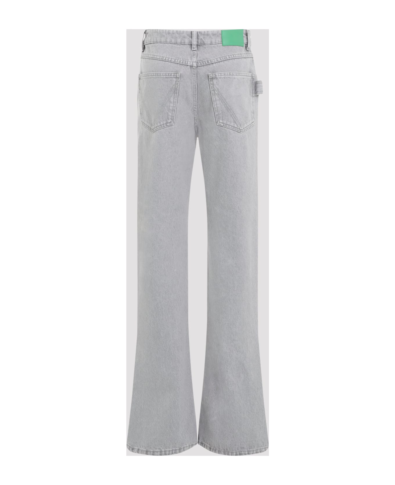 Bottega Veneta Washed Flared Denim Jeans - Light Grey