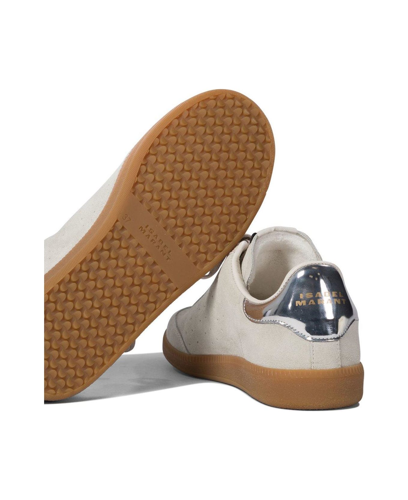 Isabel Marant Logo Printed Low-top Sneakers - WHITE
