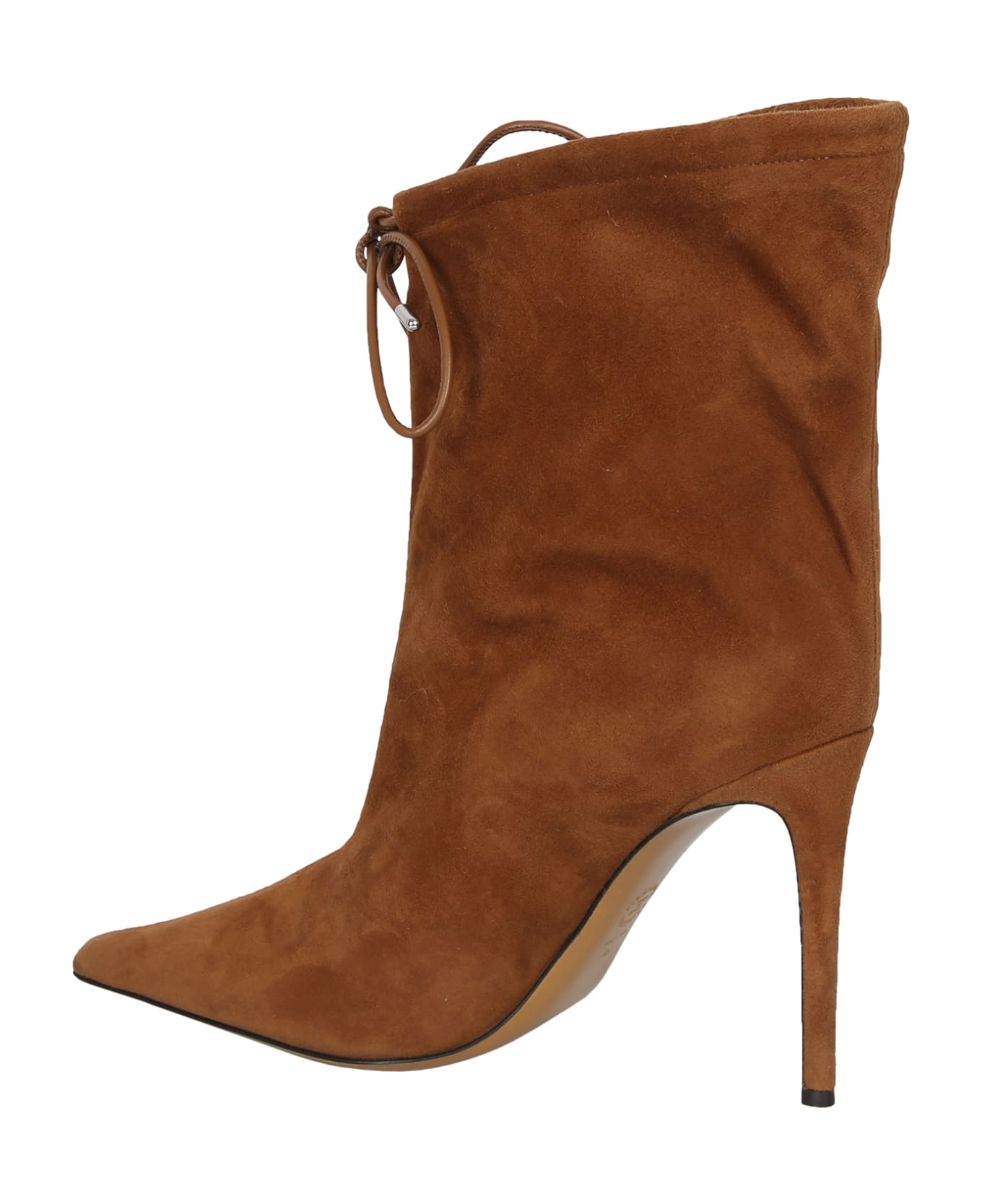 Alexandre Vauthier Pointed Boots - Brown