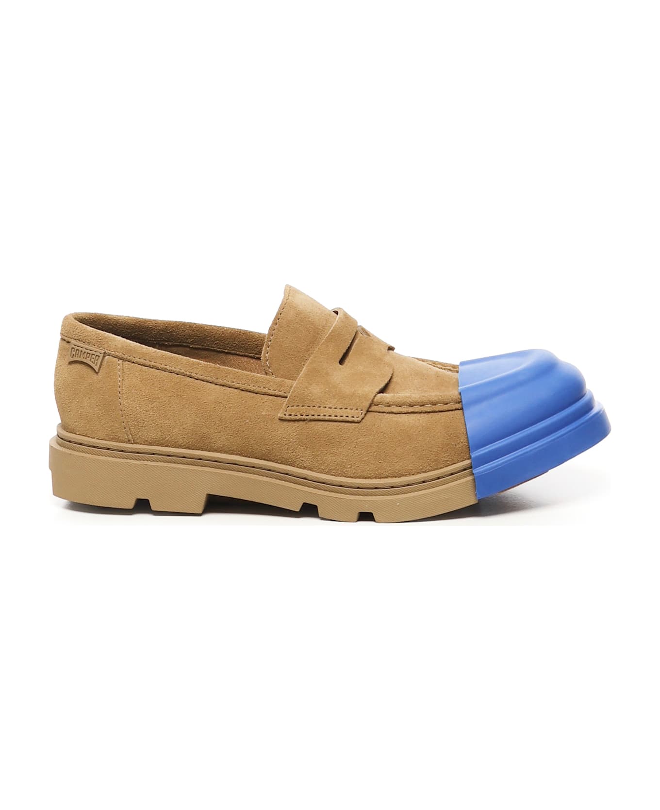 Camper Junction Loafers - CAMEL/LIGHT BLUE
