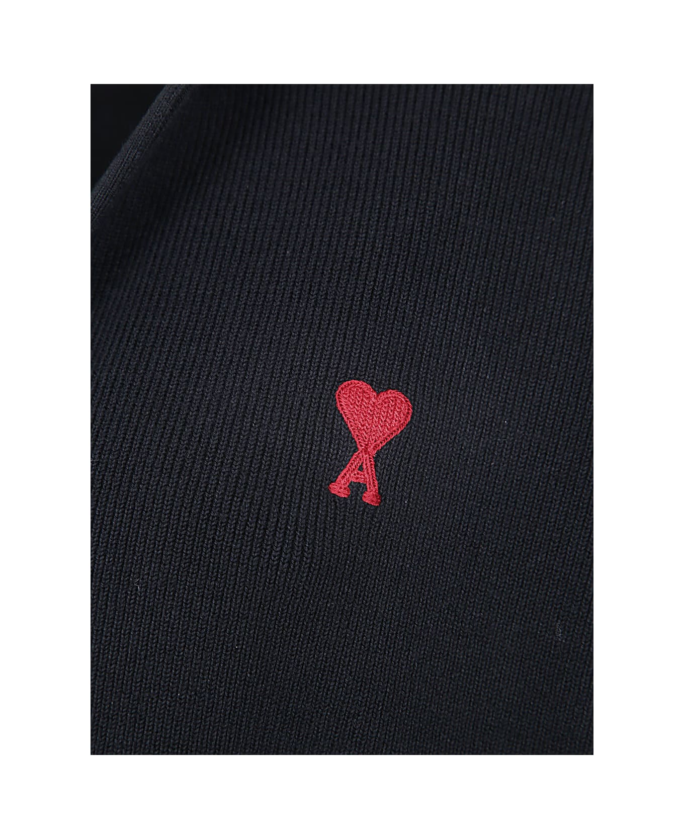 Ami Alexandre Mattiussi Red Adc Polo - Black ポロシャツ