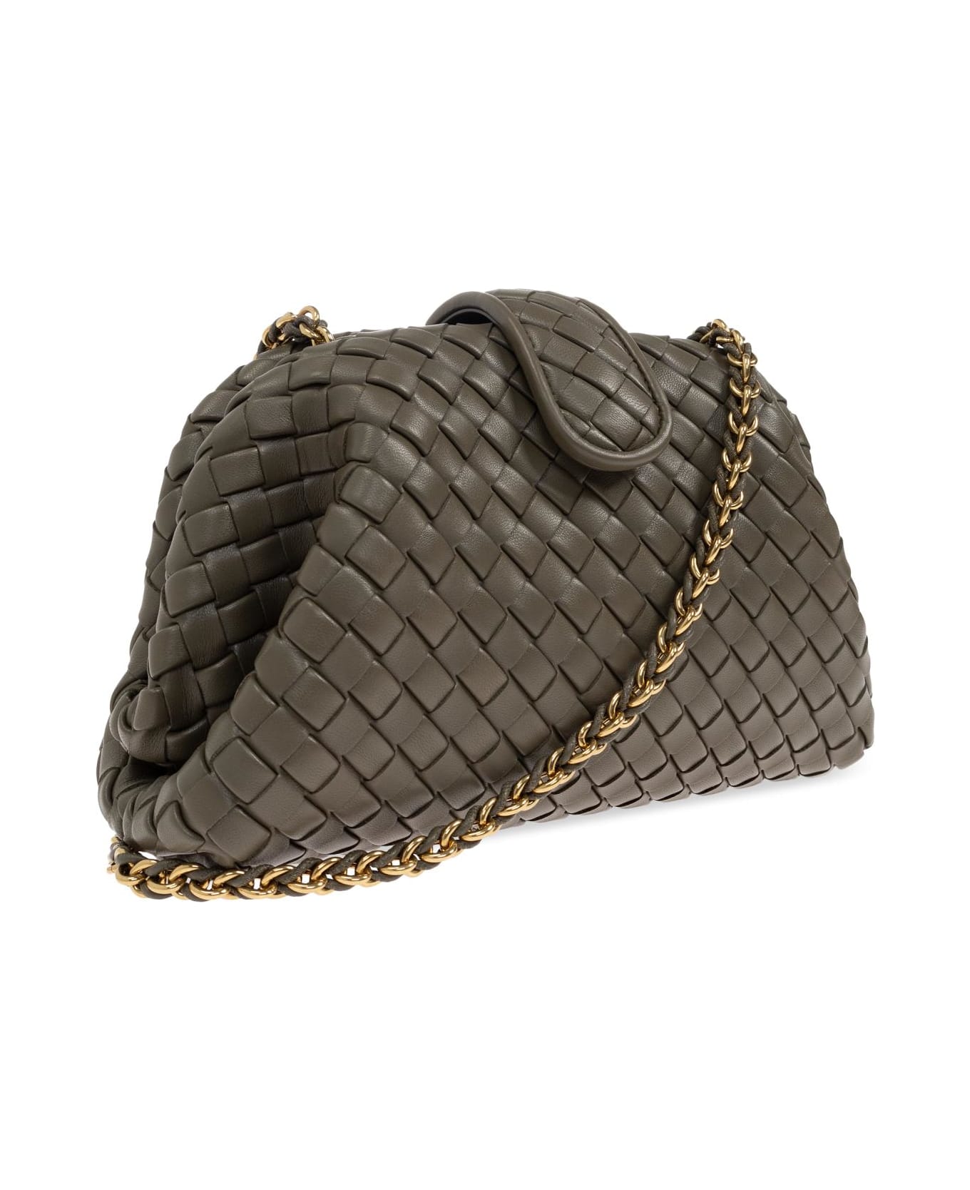 Bottega Veneta Lauren 1980 Small Clutch - GREEN