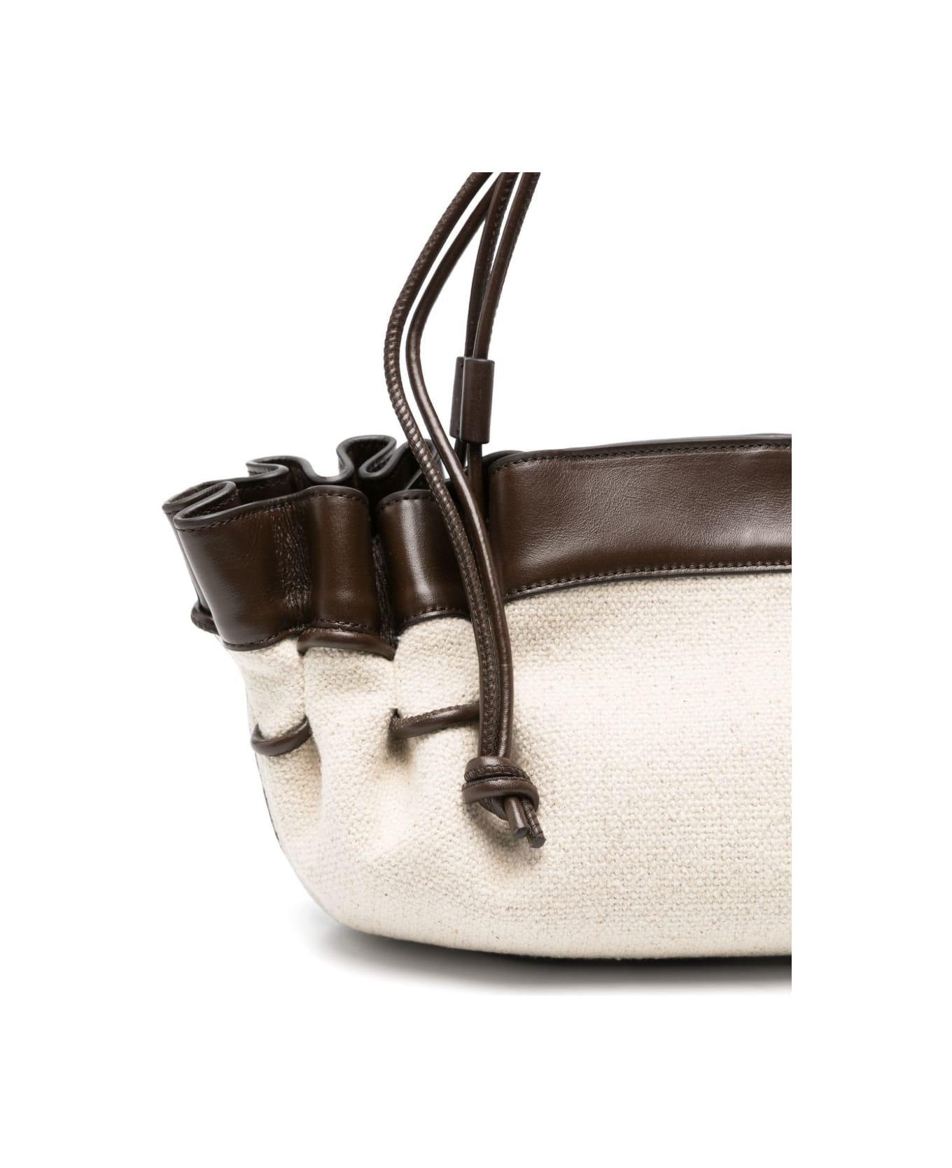 Hereu Arta Canvas Shoulder Bag - Brown