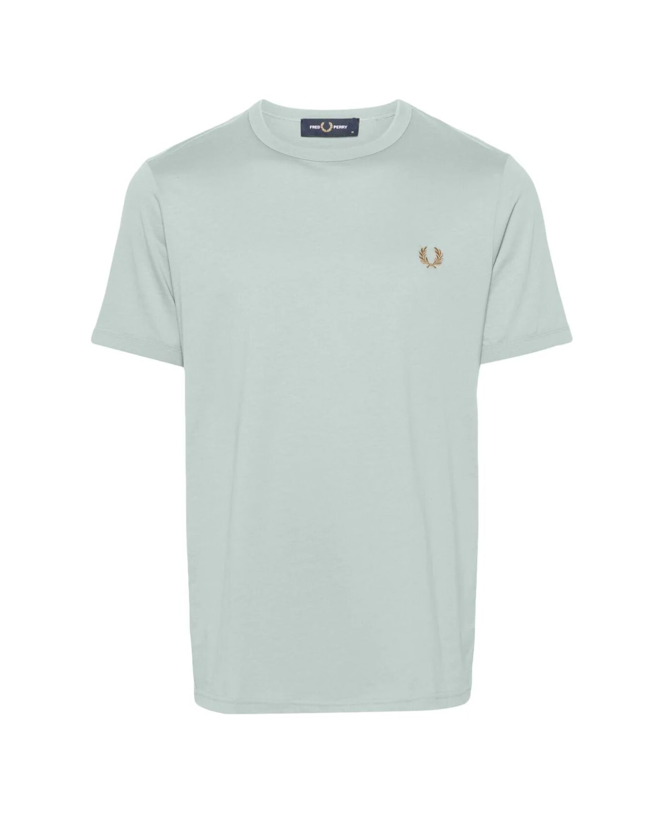 Fred Perry Fp Ringer T-shirt - Silver Blue