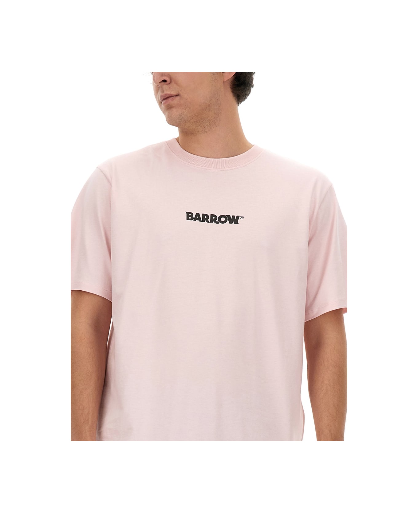 Barrow T-shirt With Logo - Rosa
