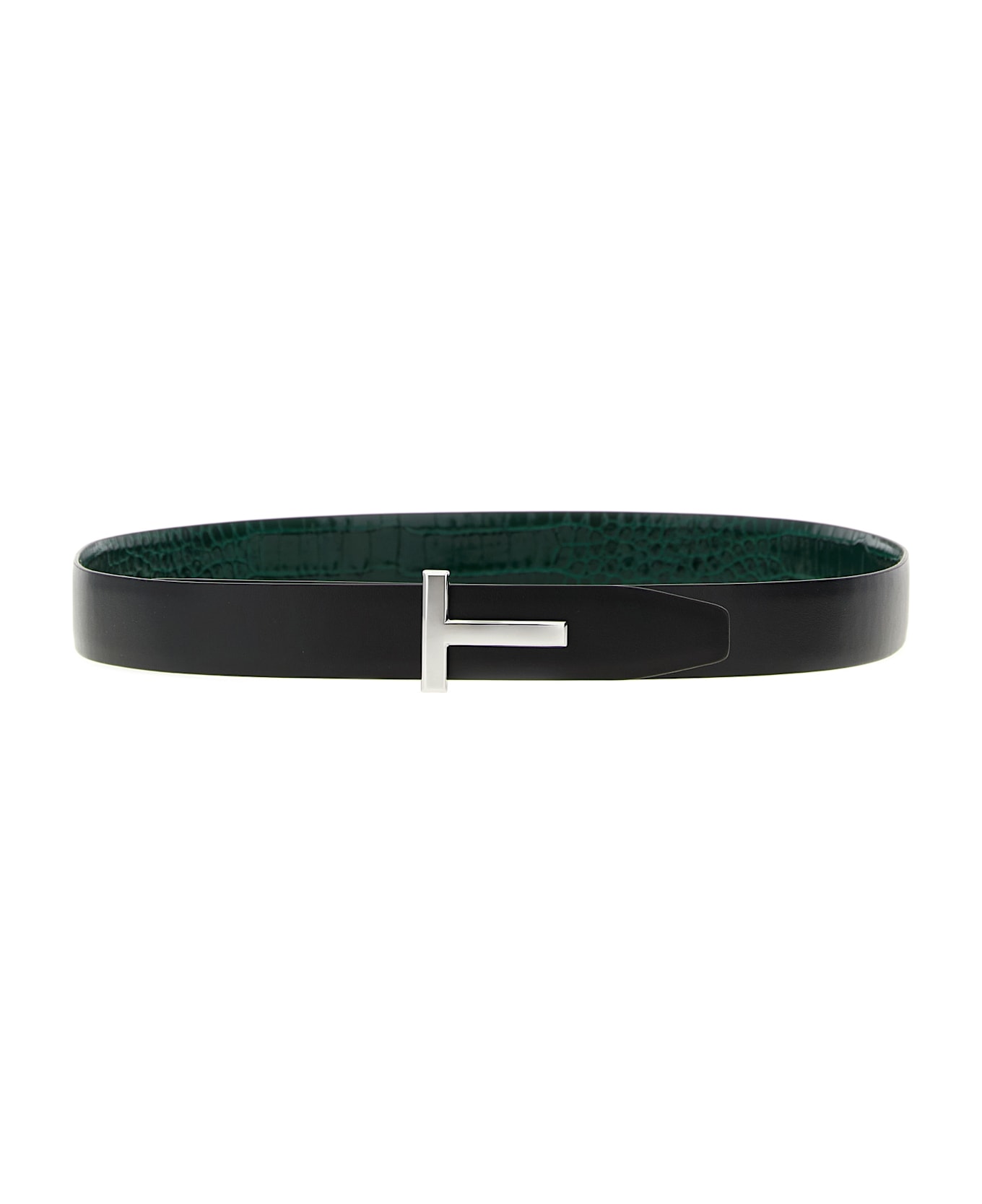 Tom Ford Reversible Crocodile Leather Belt - Multicolor