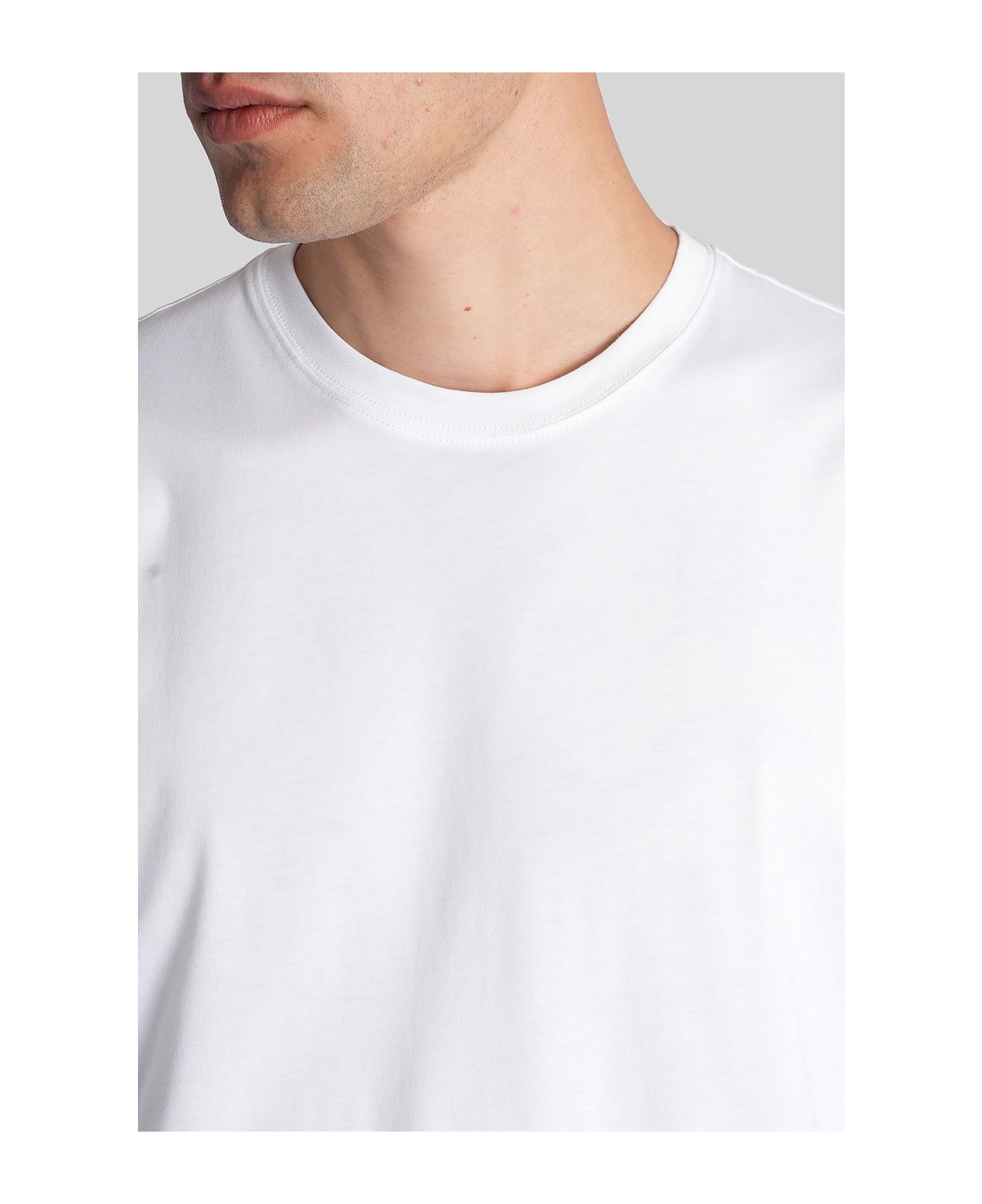 Zegna T-shirt In White Cotton - white