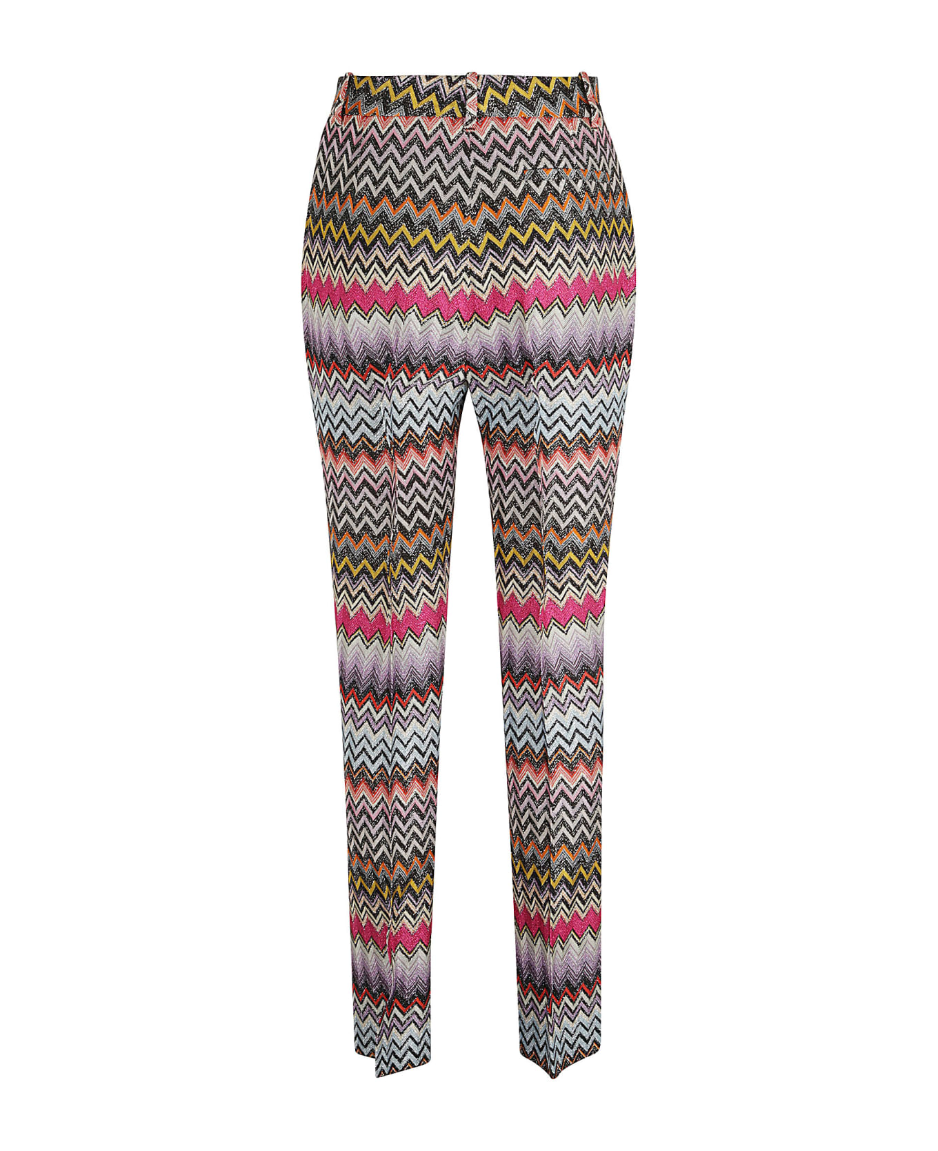 Missoni Stripe Zig-zag Patterned Trousers - Multicolor