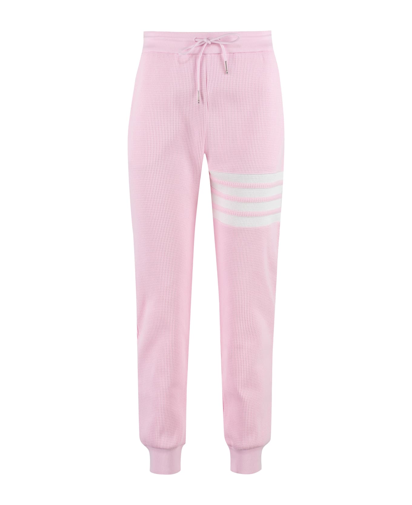 Thom Browne Cotton Piqué Trousers - Pink